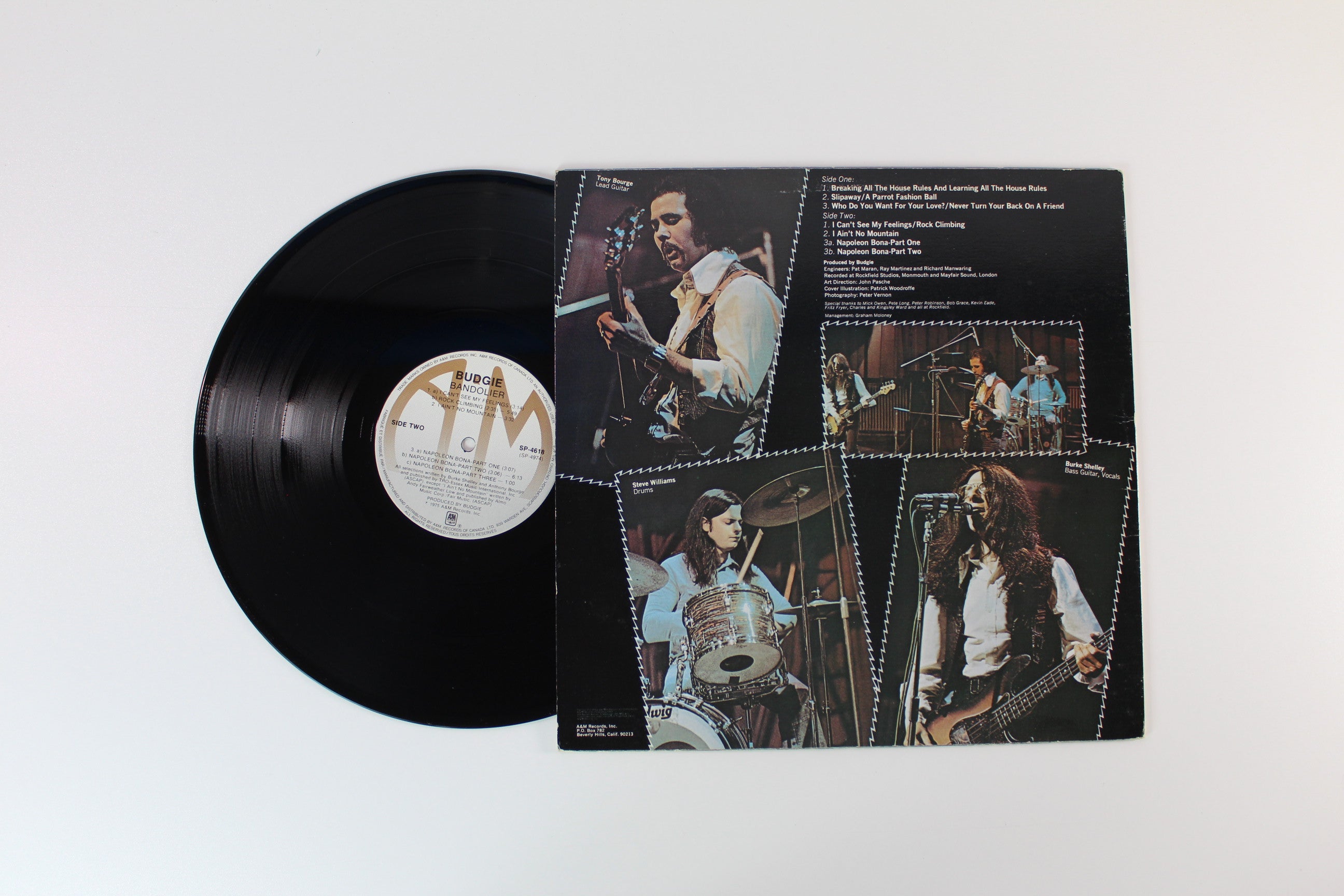 Budgie - Bandolier on A&M Canadian Pressing