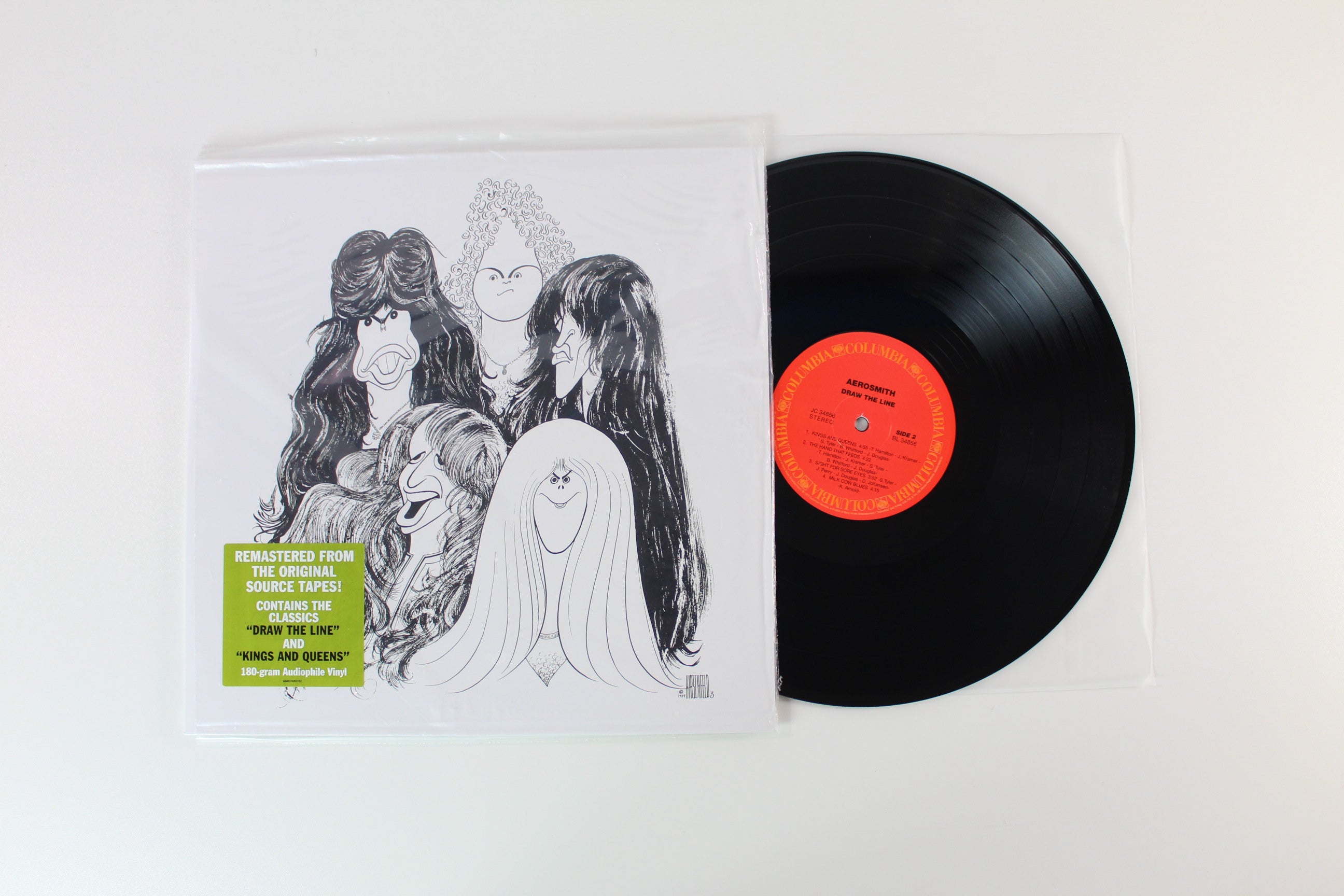Aerosmith - Draw The Line on Columbia 180 Gram Reissue