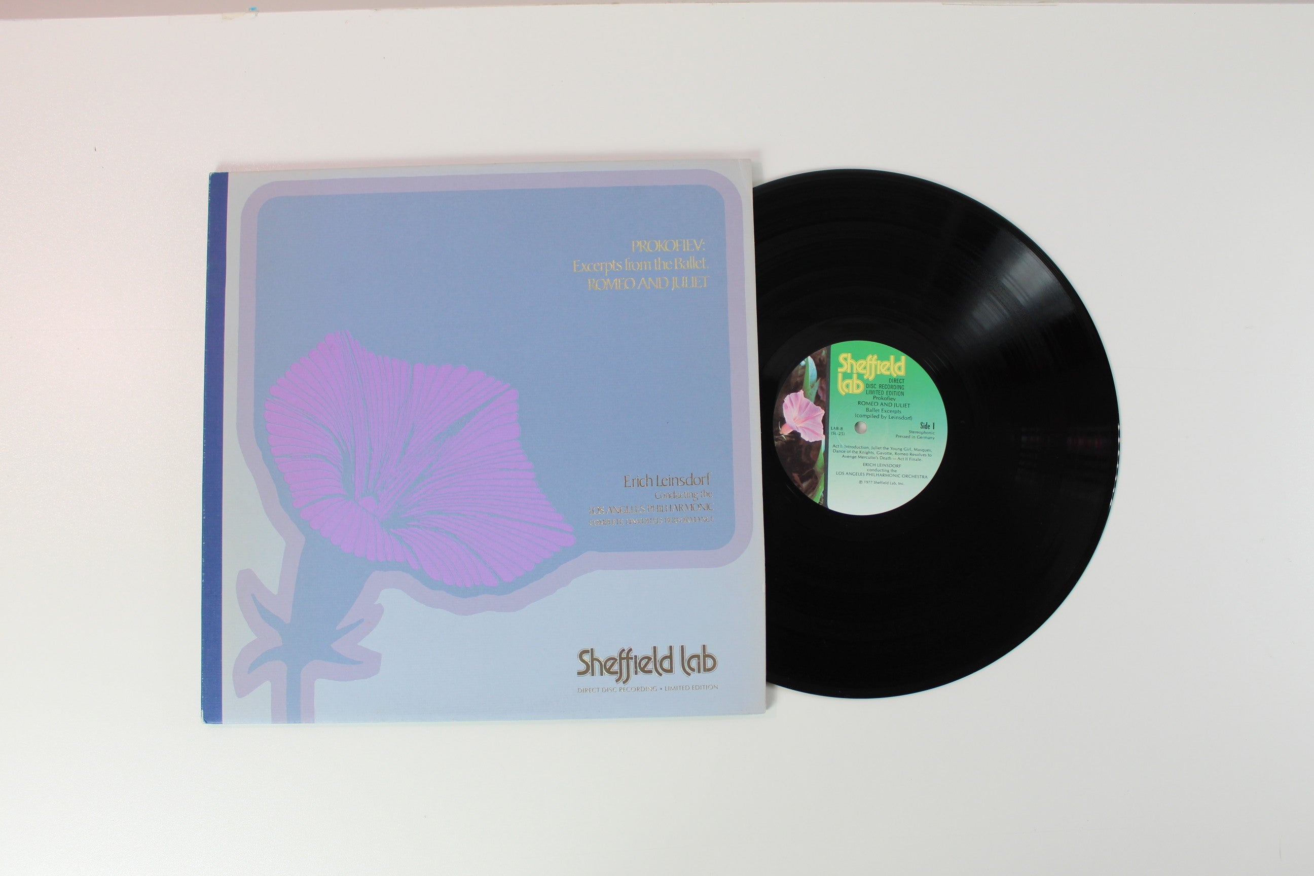 Sergei Prokofiev, Erich Leinsdorf, Los Angeles Philharmonic Orchestra - Excerpts From The Ballet, Romeo And Juliet on Sheffield Lab