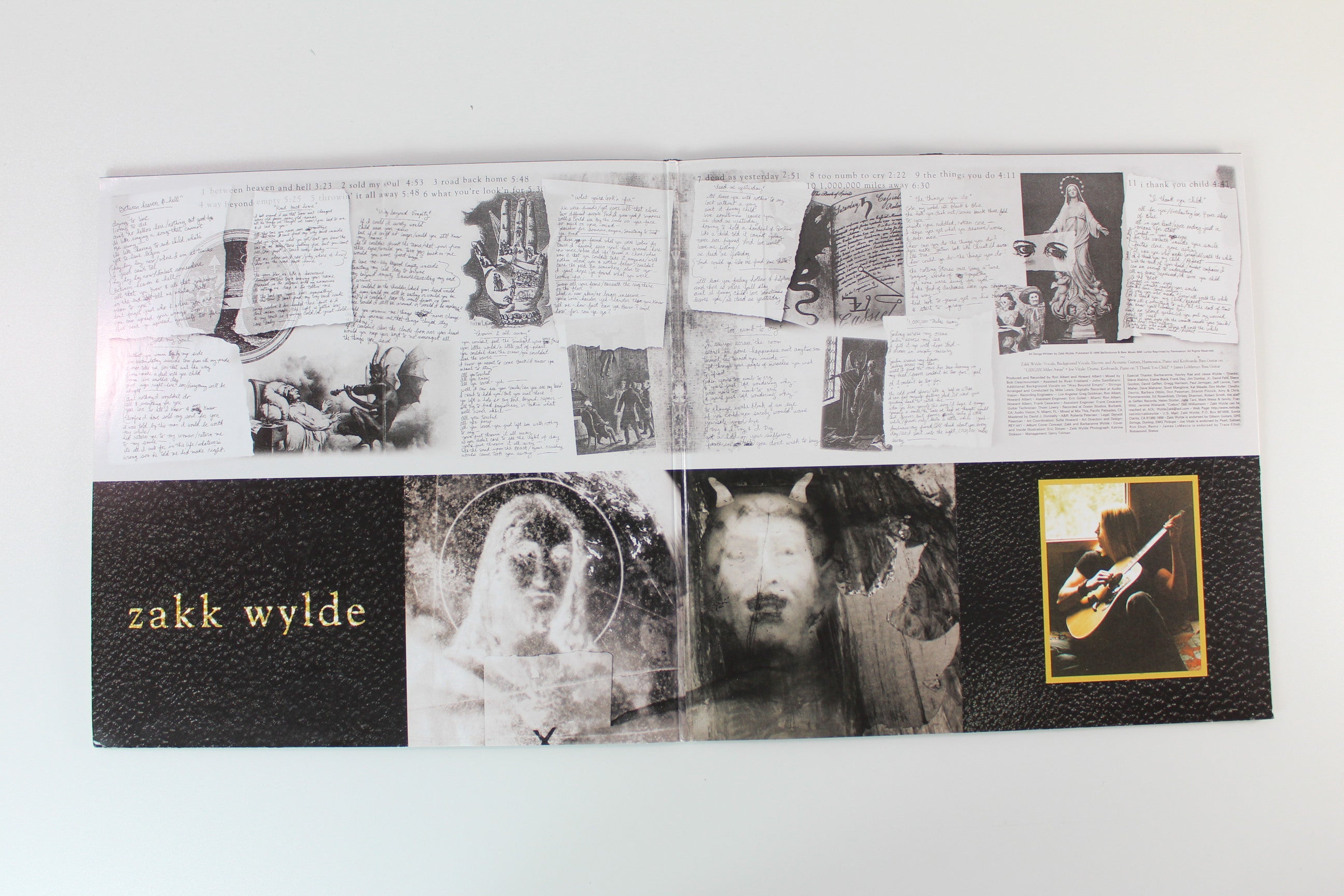 Zakk Wylde - Book Of Shadows on eOne Ltd Black With Heavy White Splatter 180 Gram Reissue