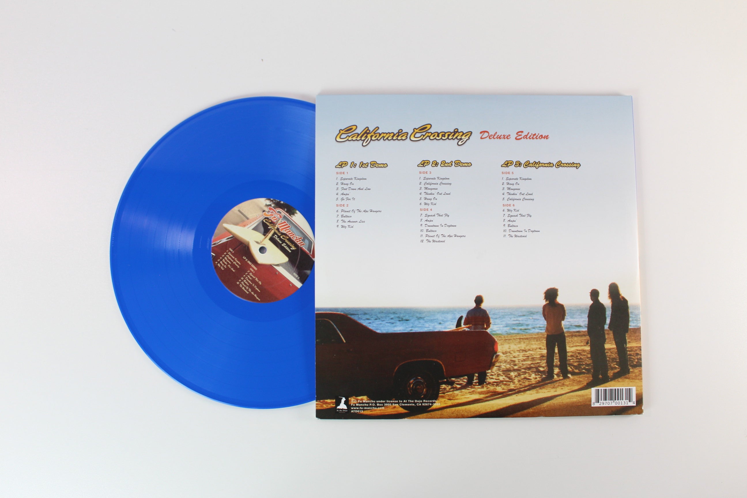Fu Manchu - California Crossing on At The Dojo Red / Blue / Yellow Marbled Reissue