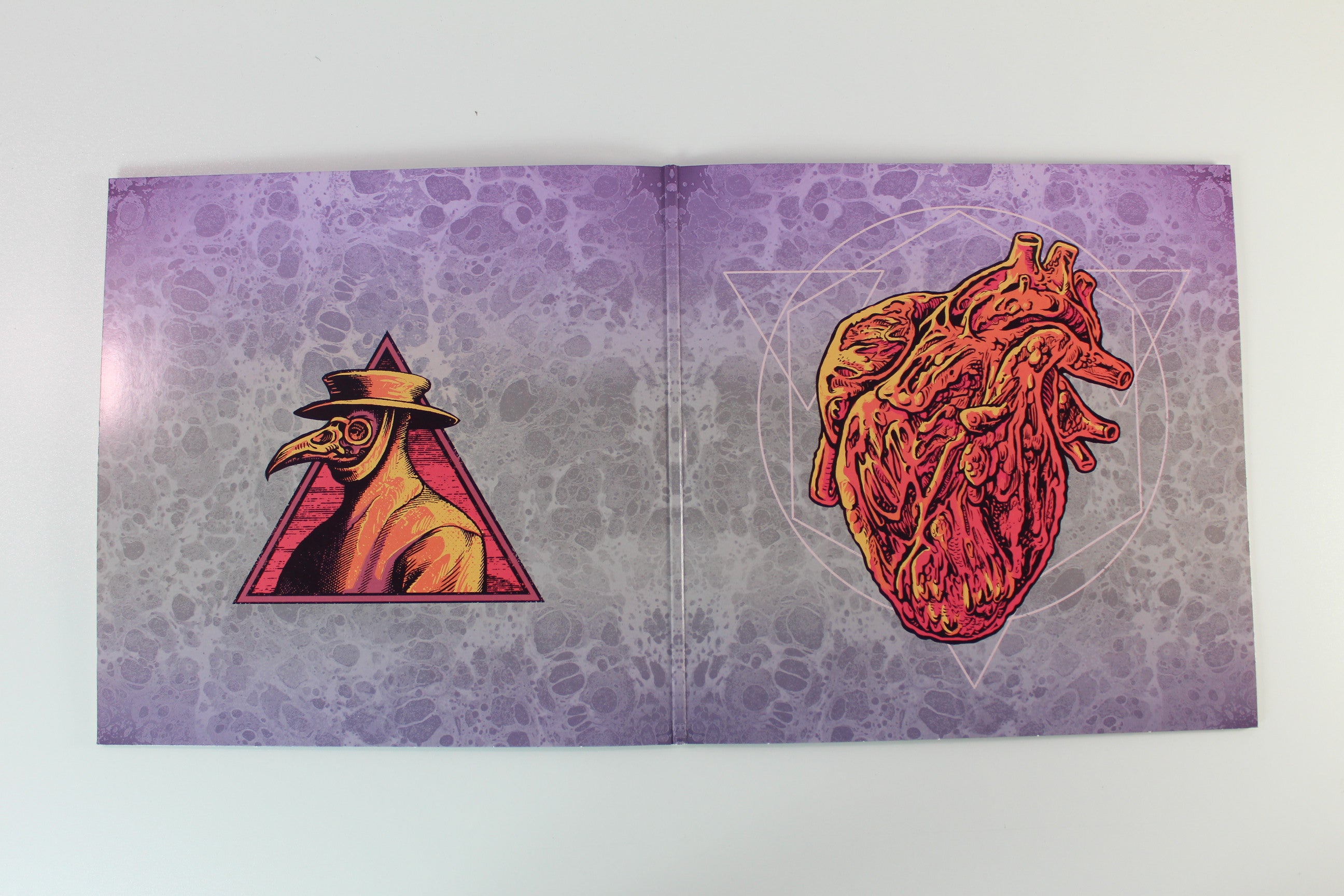 The Acacia Strain - Gravebloom on Rise Records Clear w/ Black Blob & Grey Splatter
