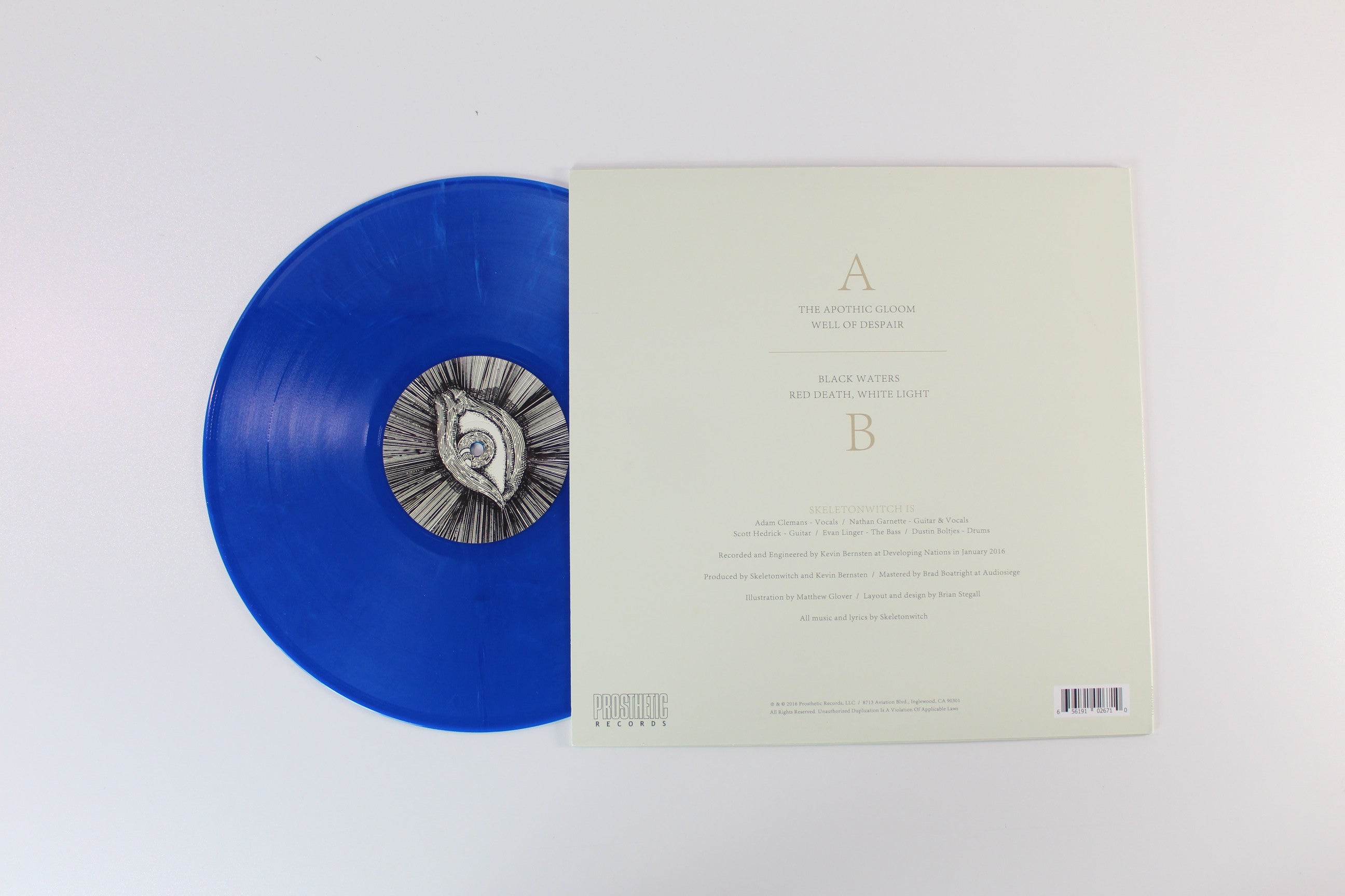 Skeletonwitch - Serpents Unleashed on Prosthetic 45 RPM Blue Vinyl EP
