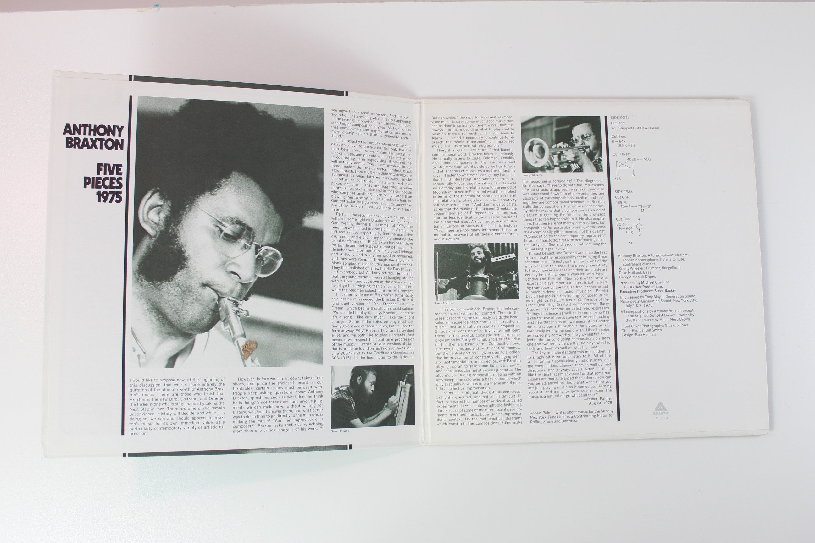 Anthony Braxton - Five Pieces 1975 on Arista