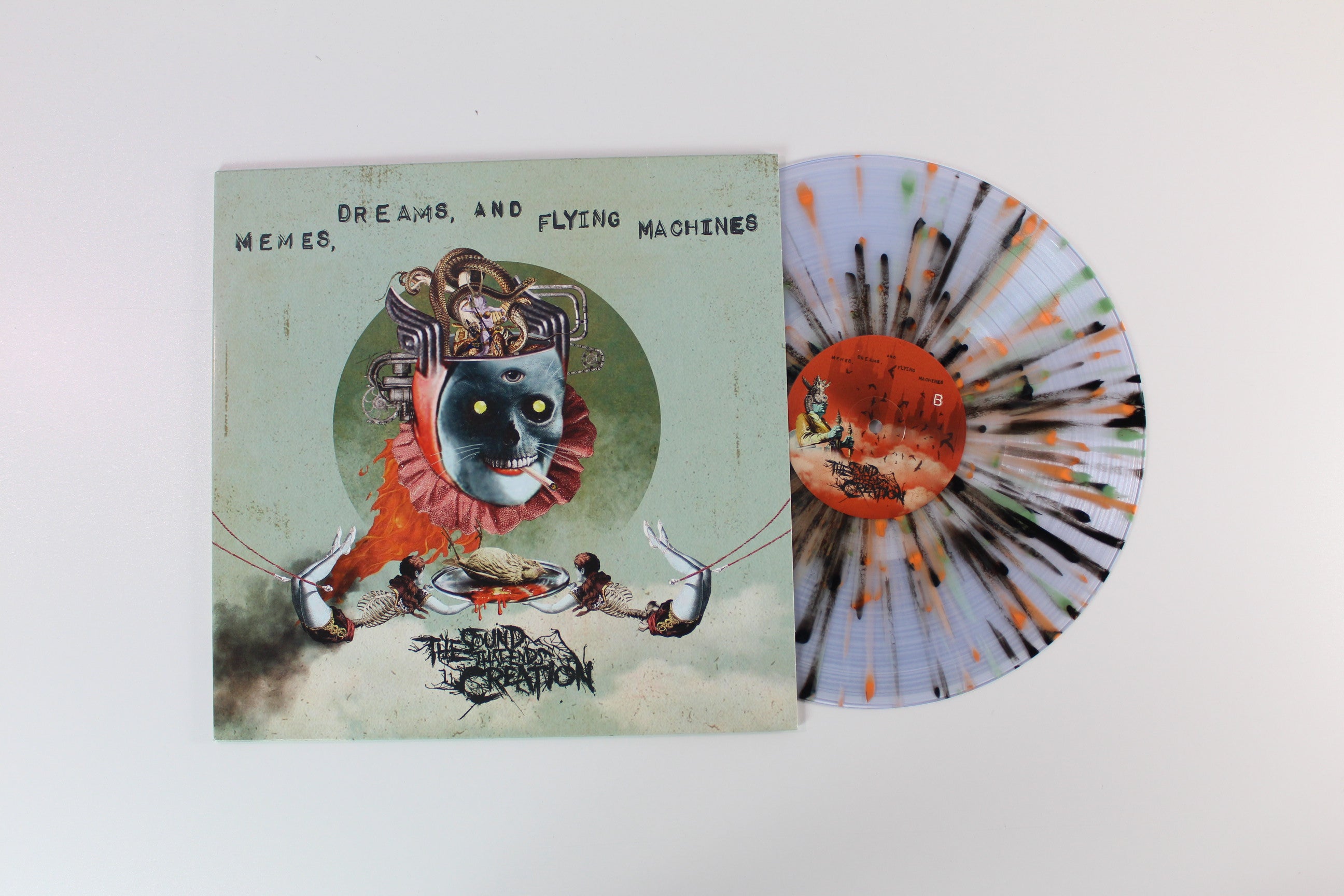 The Sound That Ends Creation - Memes, Dreams, and Flying Machines on Dark Trail Ltd Splatter Vinyl