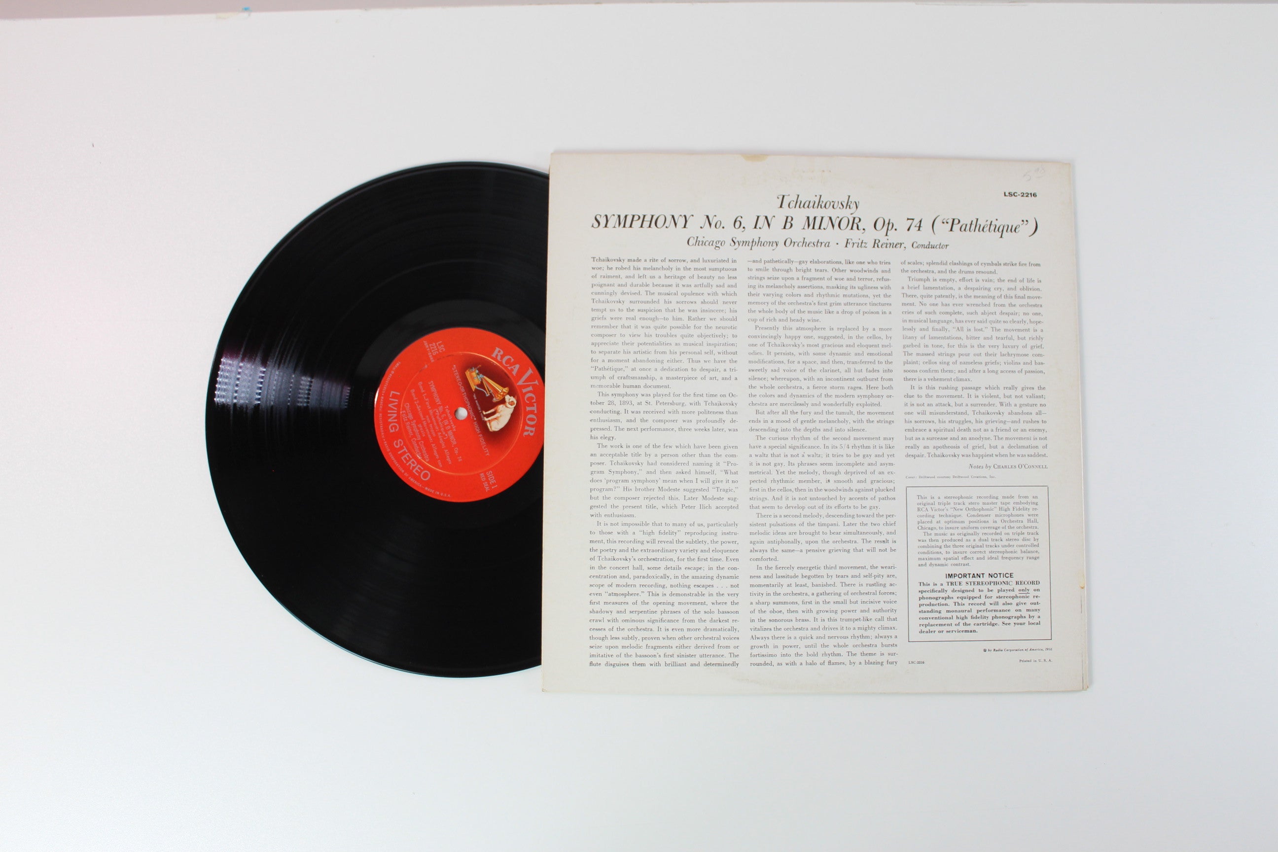 Pyotr Ilyich Tchaikovsky, Fritz Reiner, Chicago Symphony Orchestra - Pathétique Symphony RCA Victor Red Seal Living Stereo