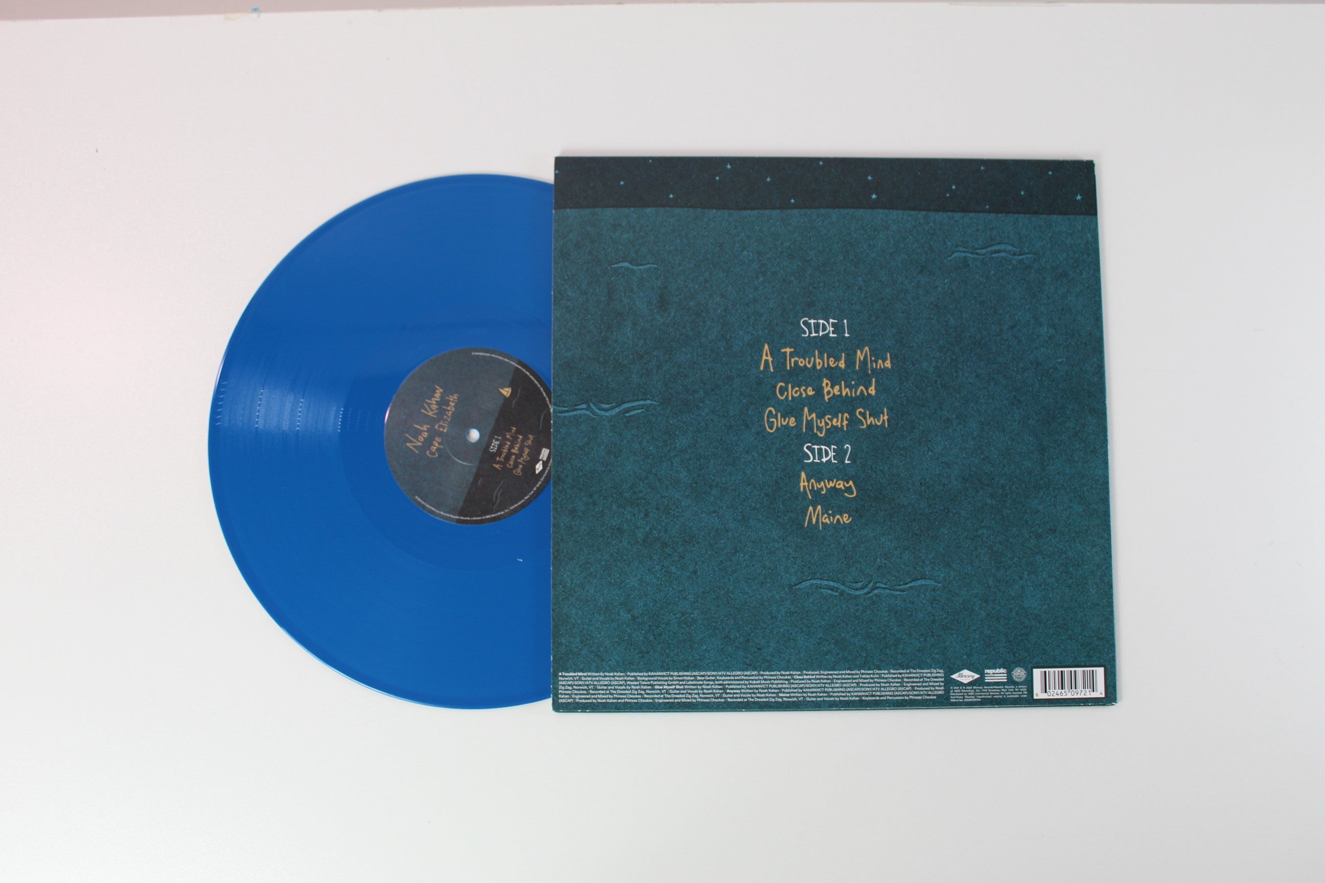 Noah Kahan - Cape Elizabeth on Republic - Aqua Vinyl