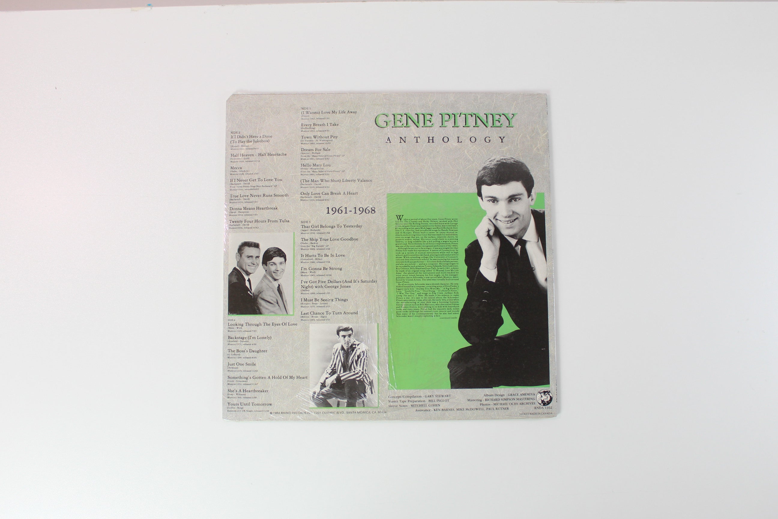 Gene Pitney - Anthology 1961-1968 on Rhino Sealed