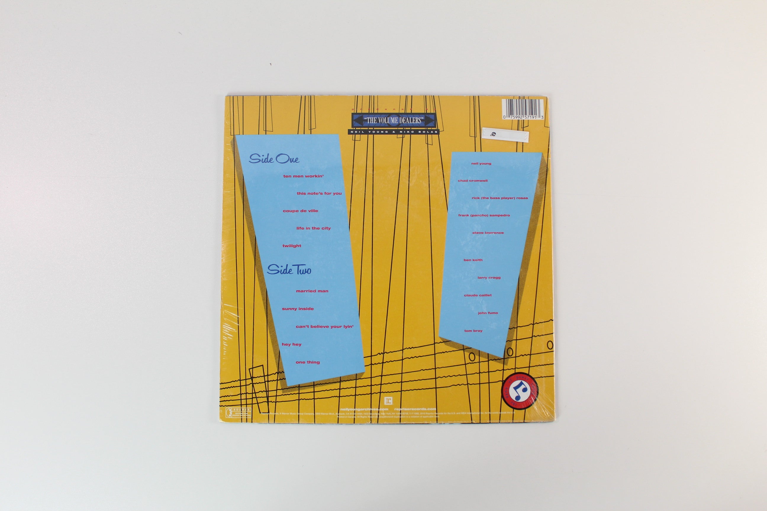 Neil Young - This Note's For You on Reprise Sealed