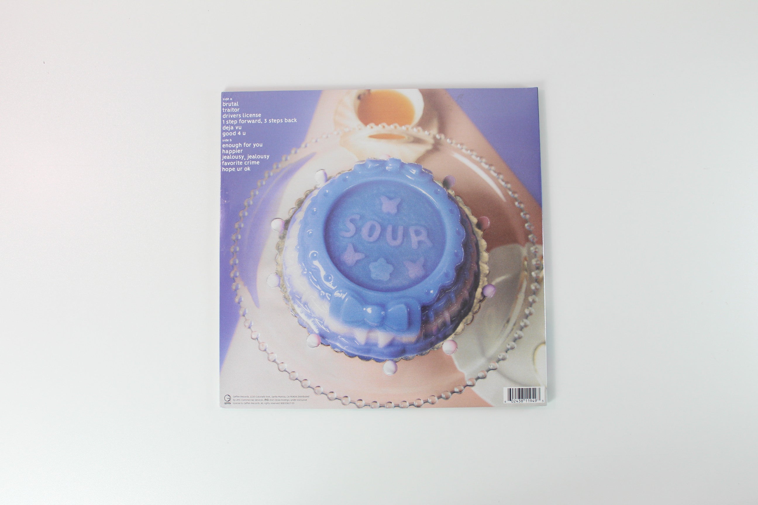 Olivia Rodrigo - Sour on Geffen Ltd Blue Transclucent Sealed