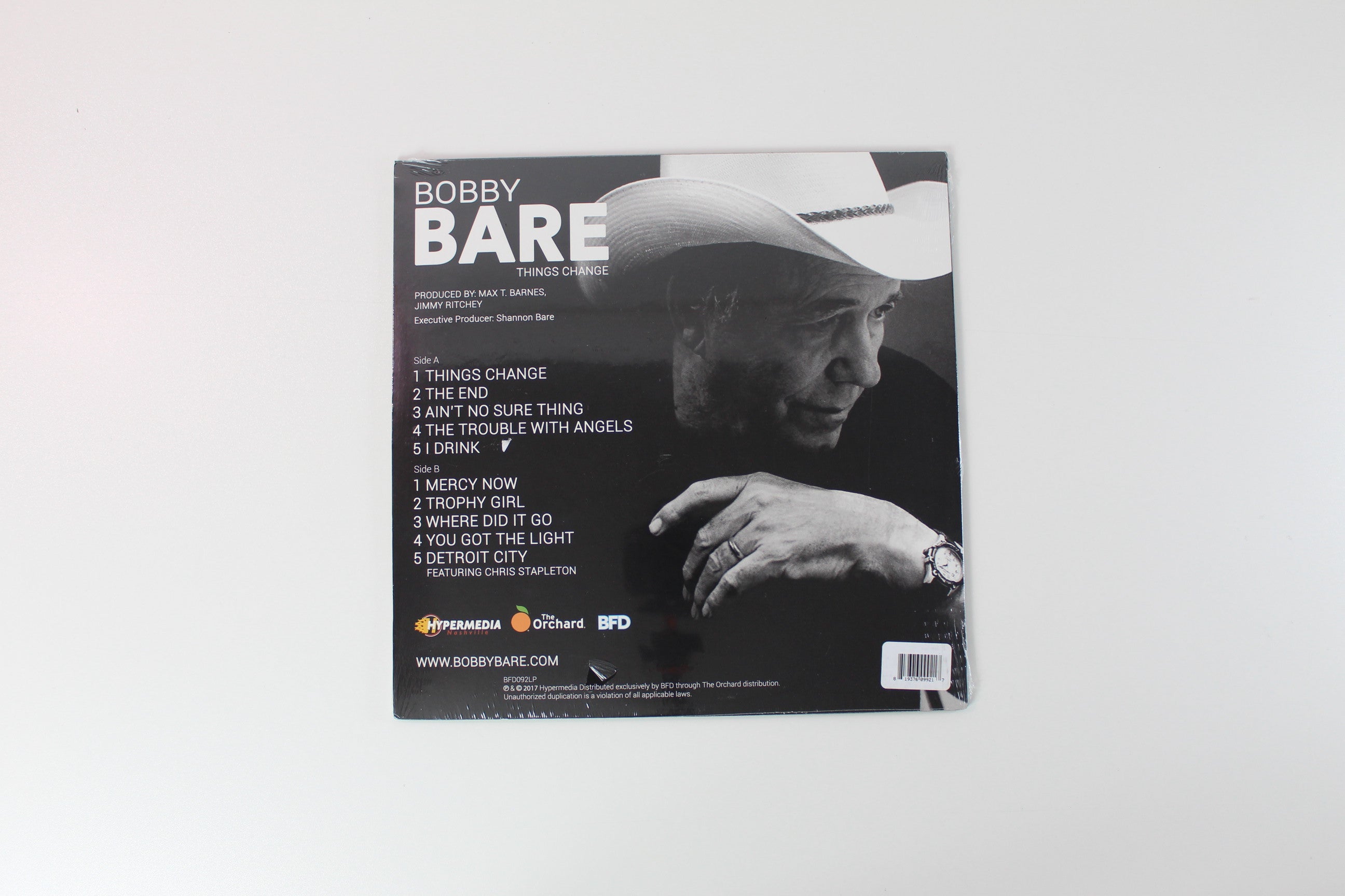 Bobby Bare - Things Change on BFD RSD 2018 Ltd White Vinyl Sealed