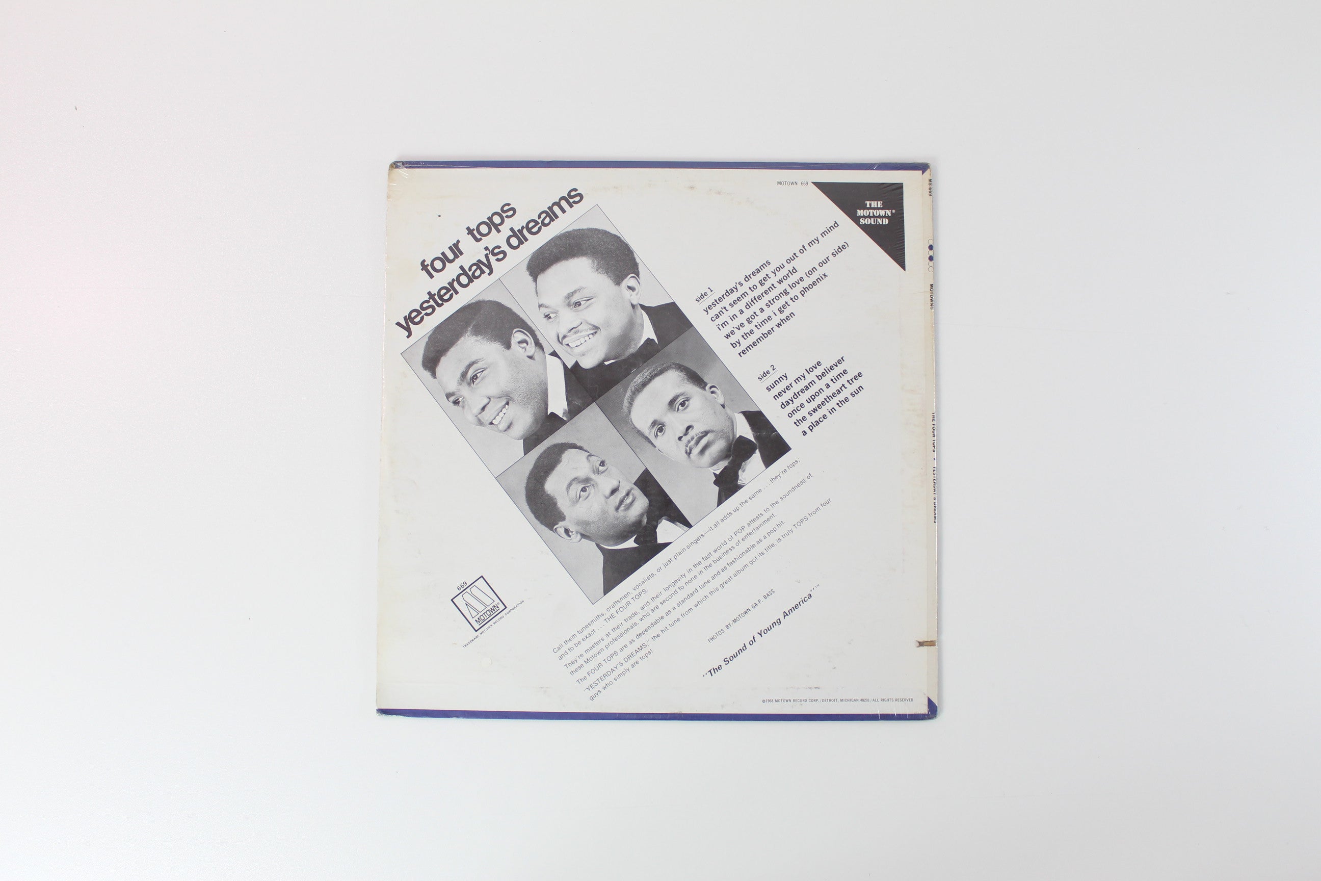 Four Tops - Yesterday's Dreams on Motown Sealed