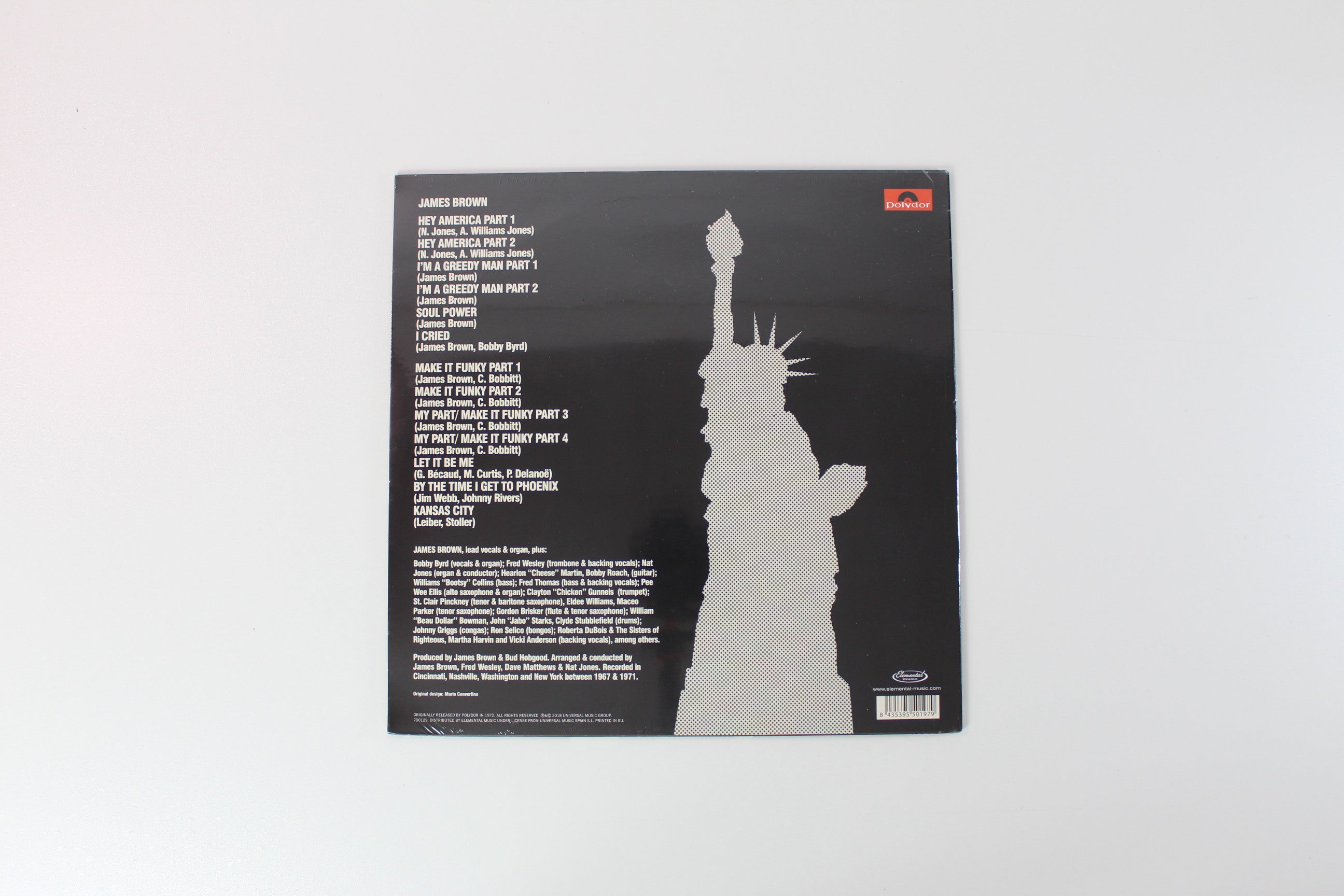 James Brown - Hey America on Polydor Ltd Reissue Sealed