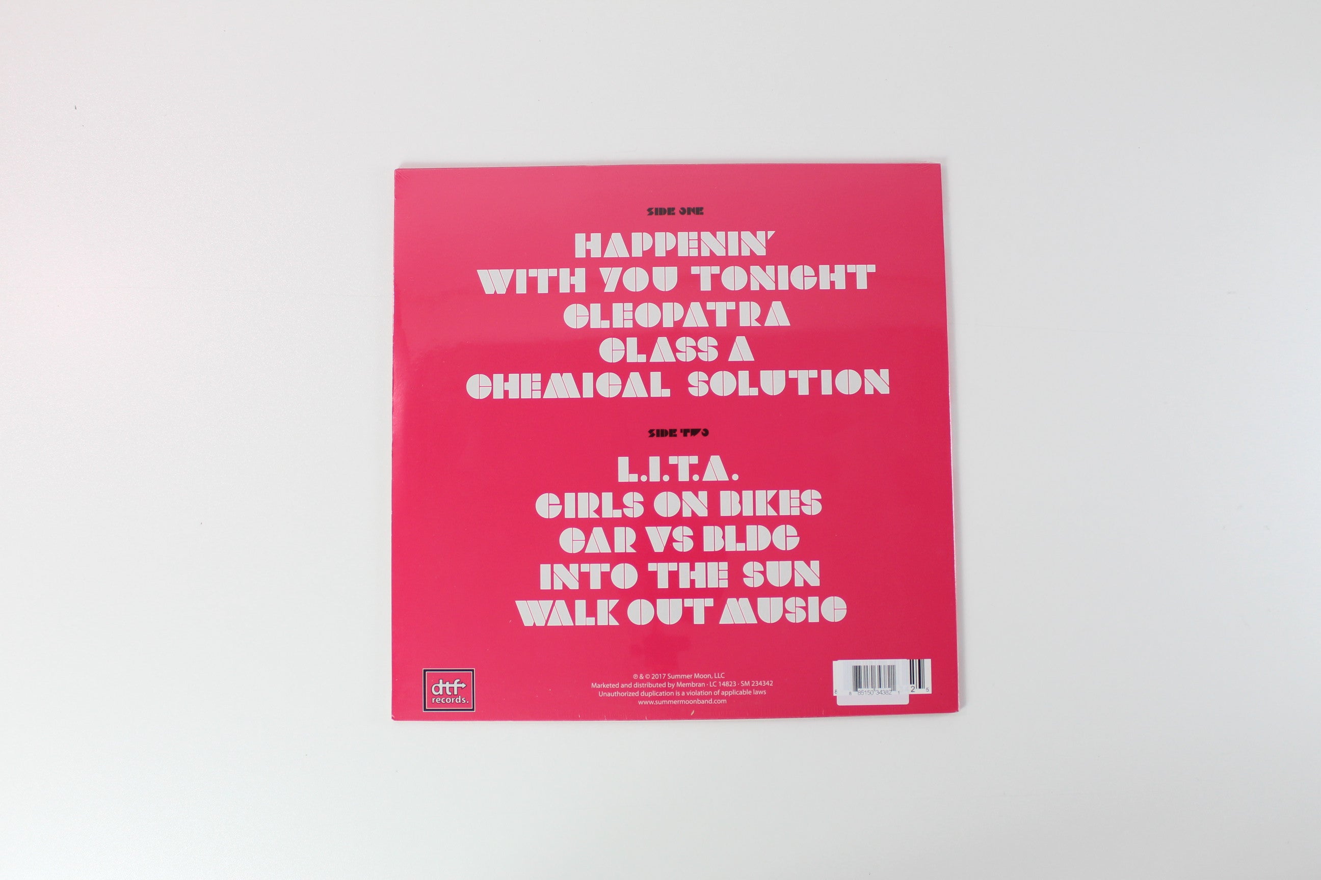 Summer Moon - With You Tonight on Drf Ltd Pink Vinyl Sealed