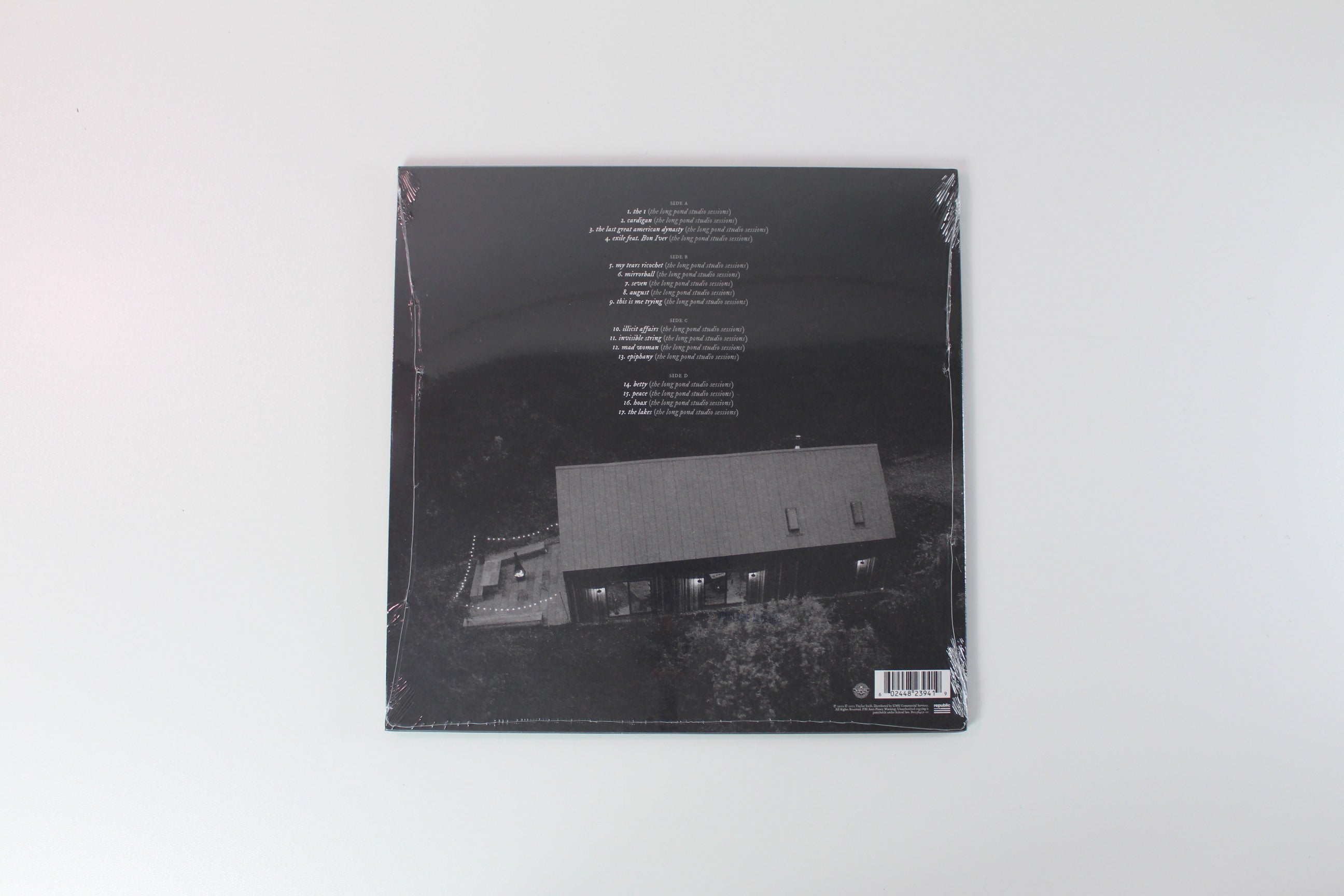 Taylor Swift - Folklore: The Long Pond Studio Sessions on Republic RSD 2023 Grey Vinyl Reissue Sealed