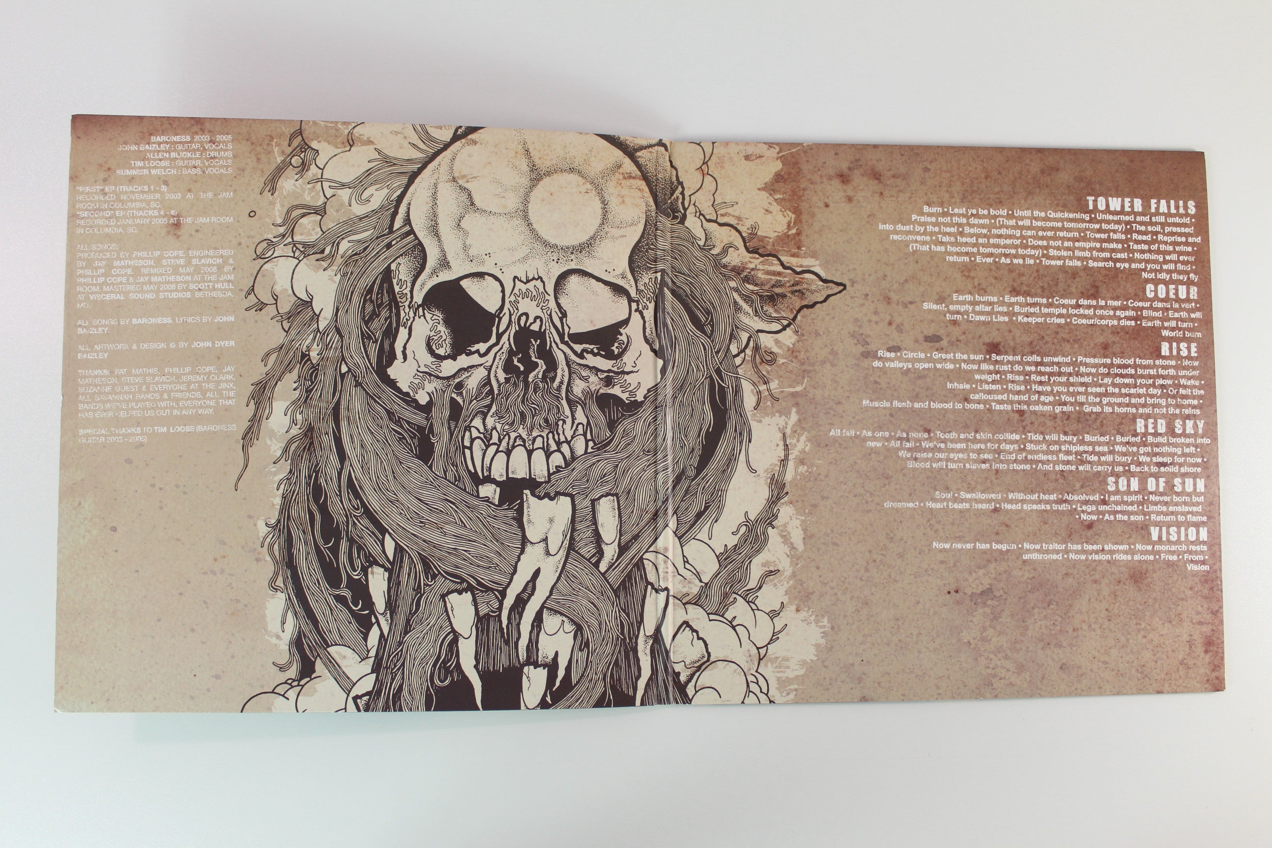 Baroness - First & Second Reissue on Hyperrealist Orange Marbled Vinyl