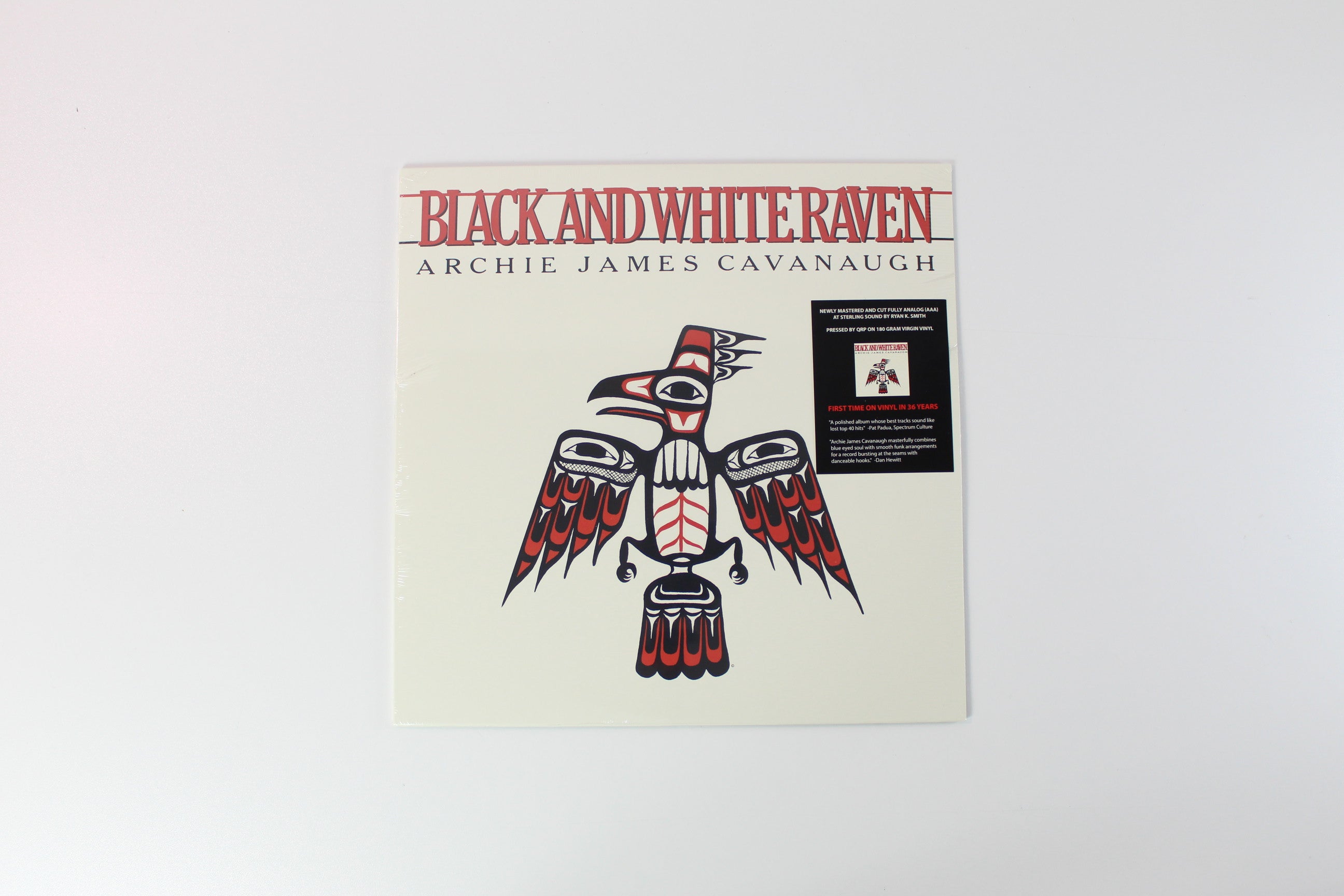 Archie James Cavanaugh - Black And White Raven on Starstruck Records Ltd Reissue Sealed
