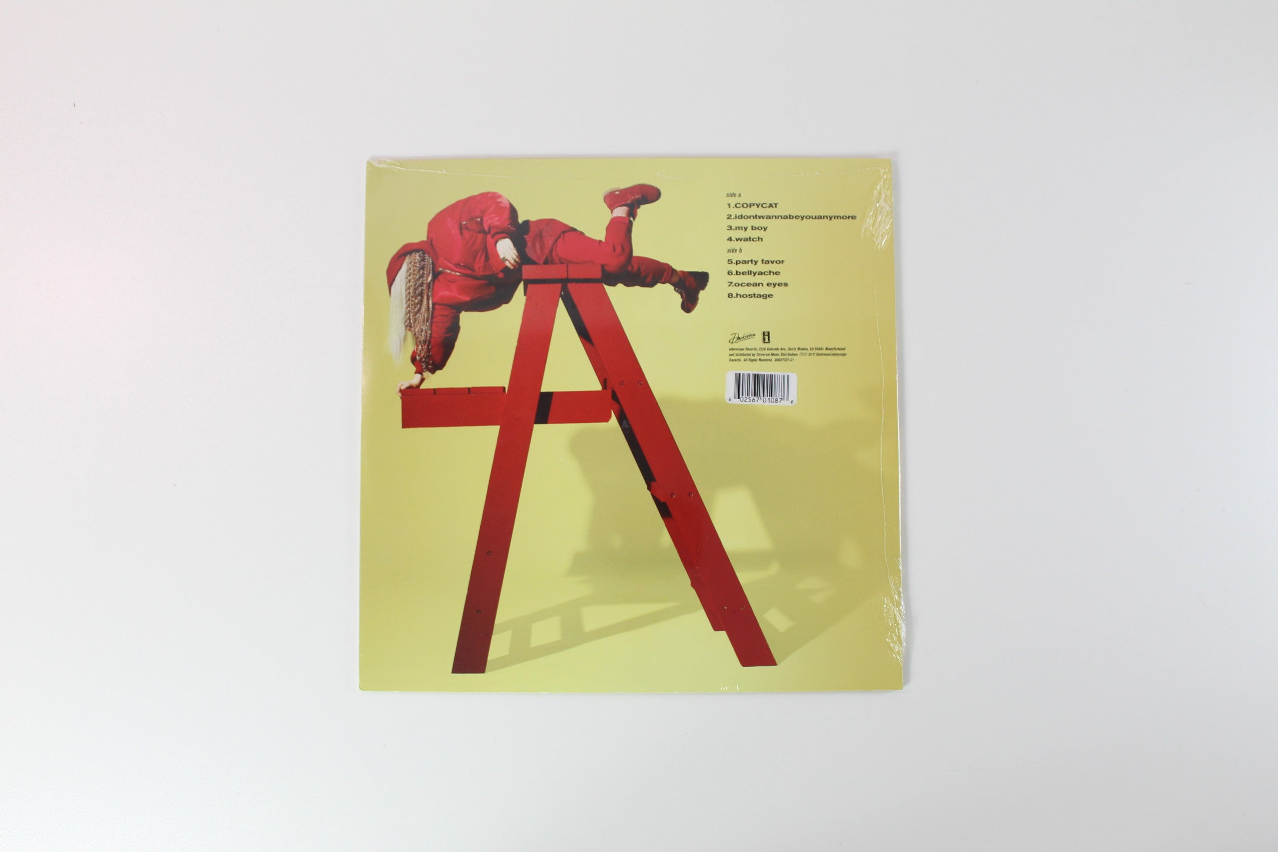Billie Eilish - Dont Smile At Me on Interscope Ltd Yellow Vinyl Sealed
