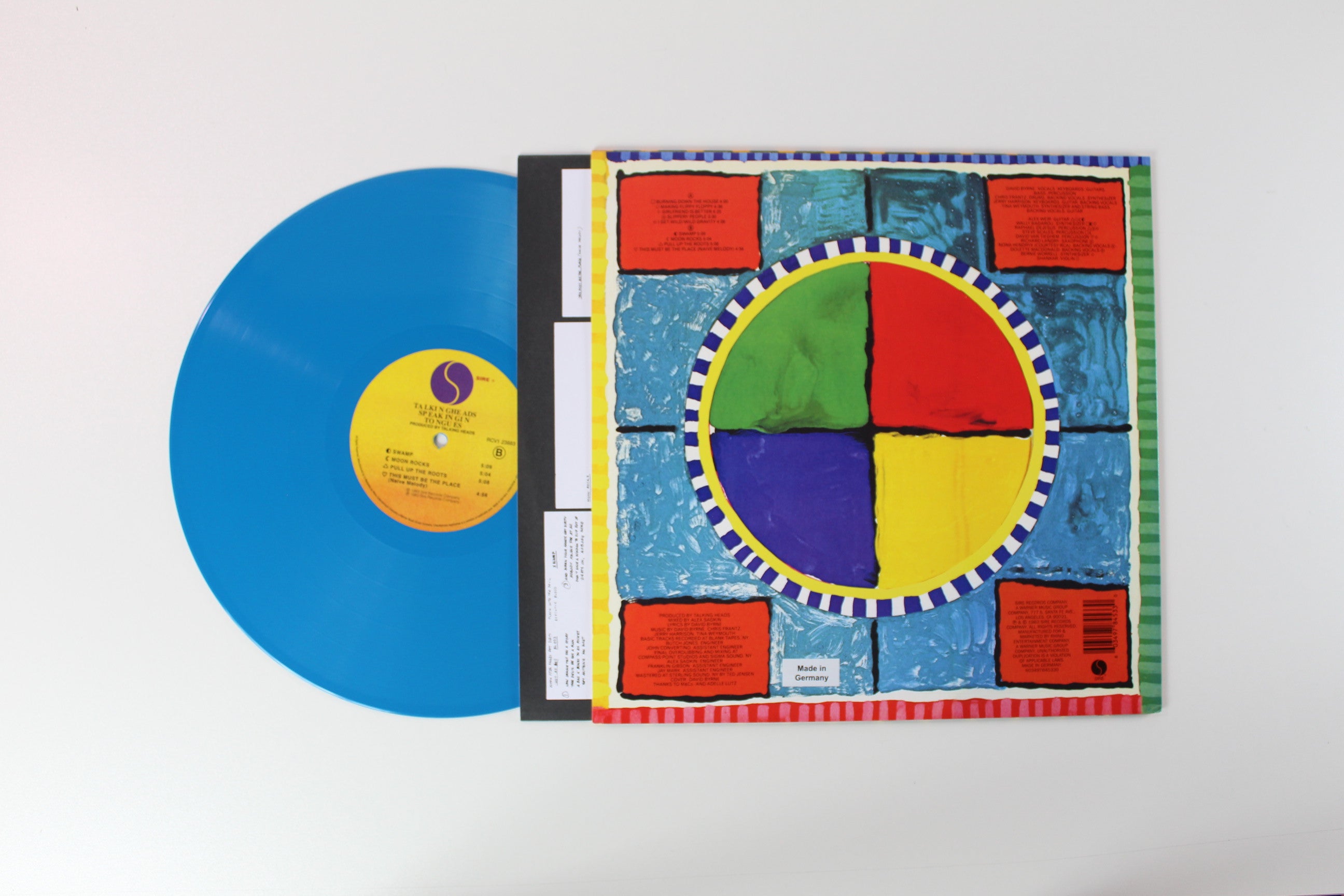 Talking Heads - Speaking In Tongues on Sire Rhino Ltd Blue Vinyl Reissue