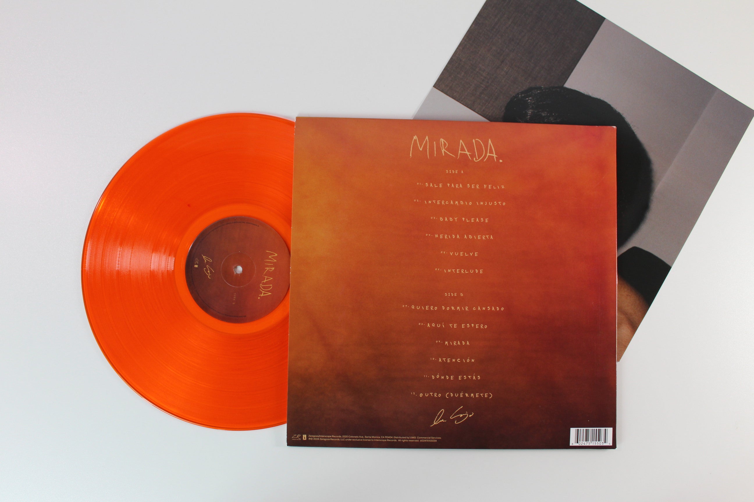 Ivan Cornejo - Mirada on Interscope Records - Orange Vinyl