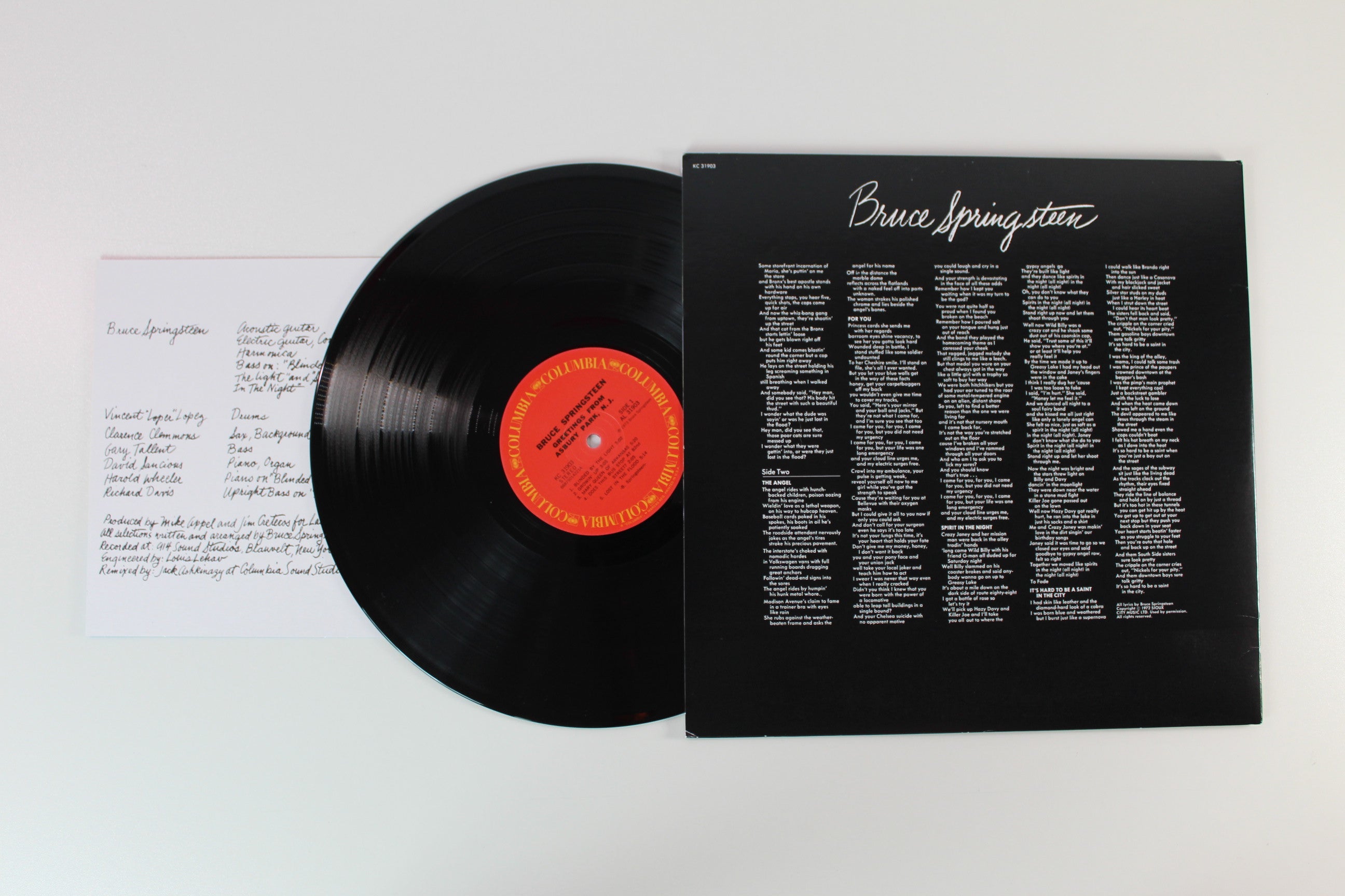 Bruce Springsteen - Greetings From Asbury Park, N.J. on Columbia Reissue