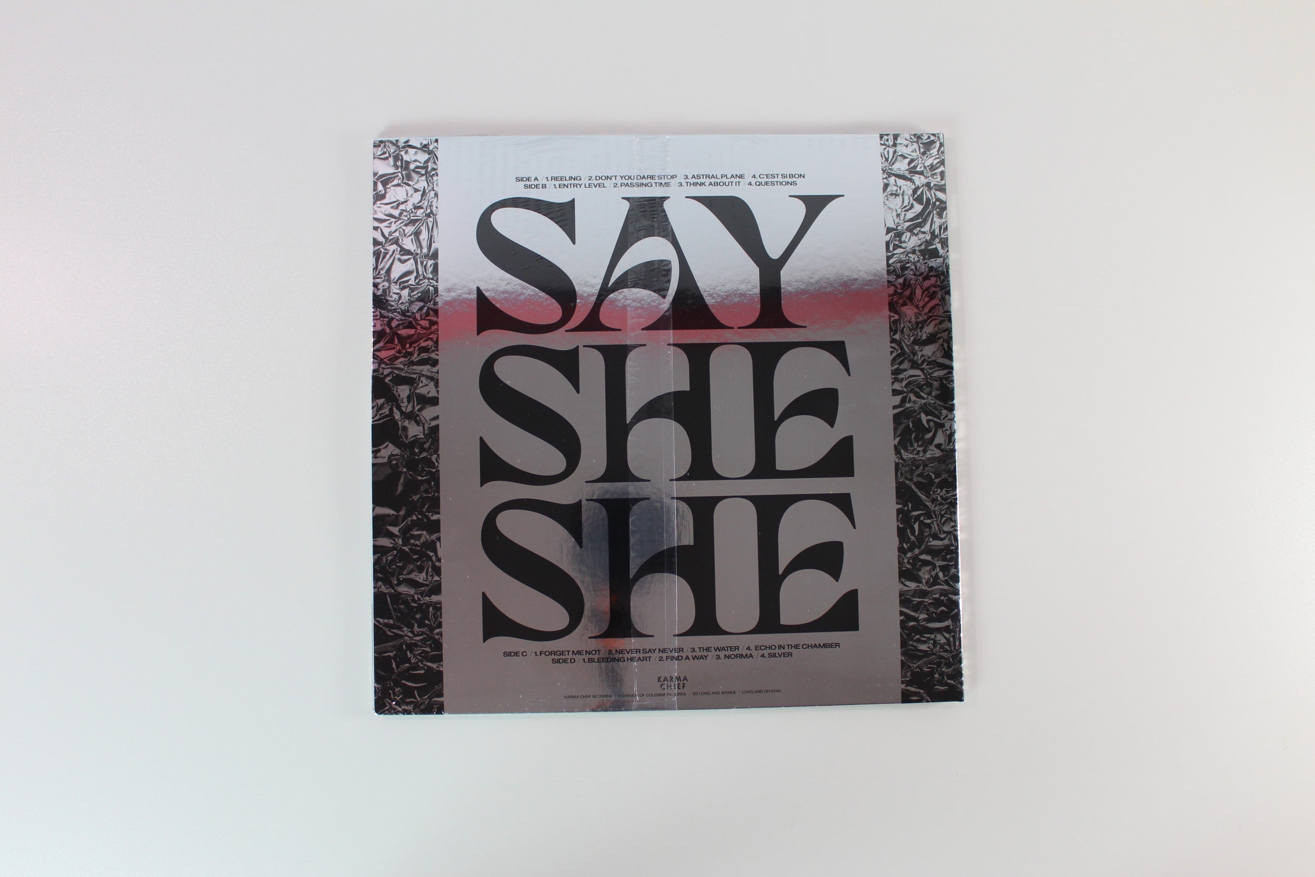 Say She She - Silver on Karma Chief Records - Sealed