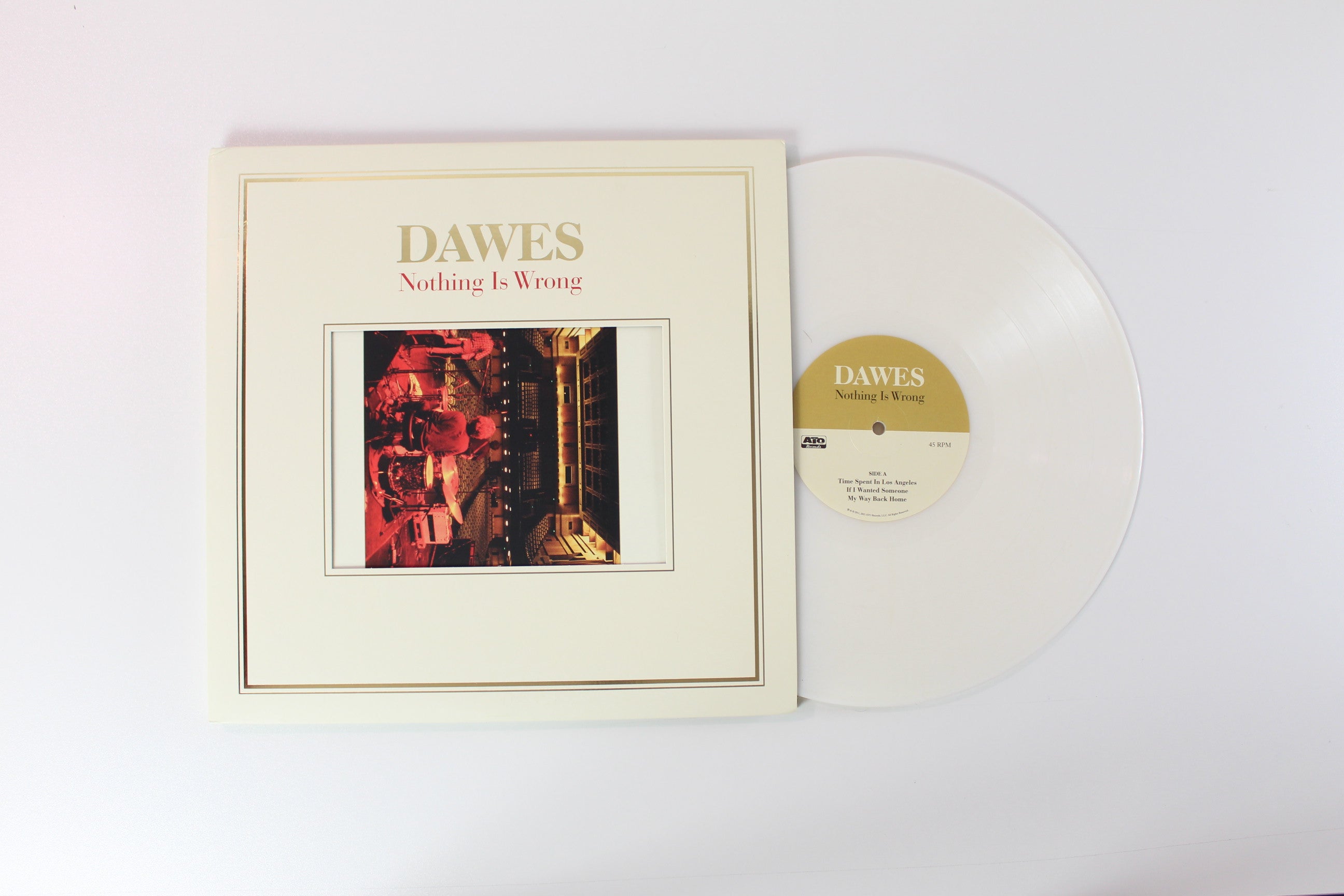 Dawes - Nothing Is Wrong on ATO Milky Clear Vinyl 2 X 12" Reissue With Bonus 7"