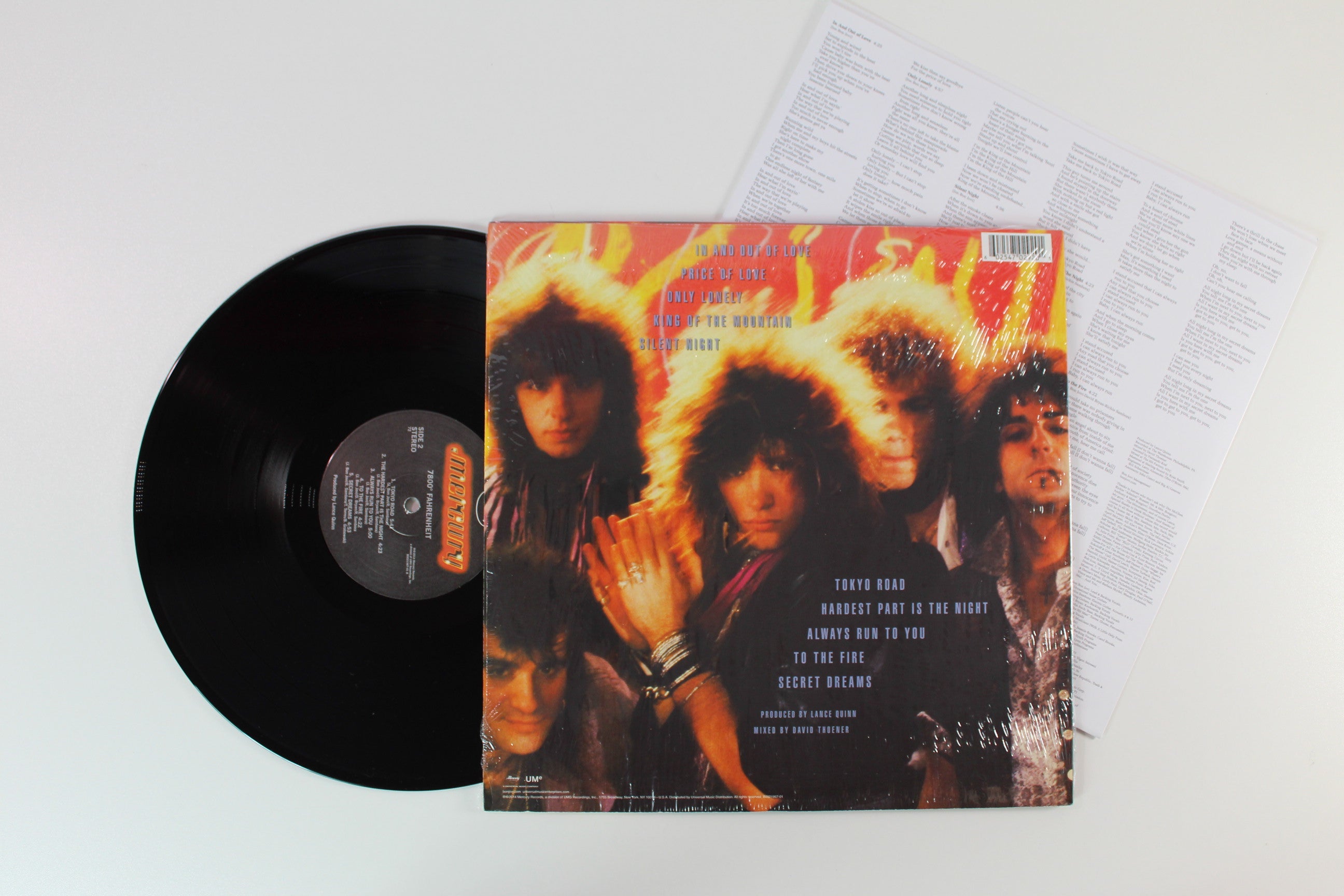 Bon Jovi - 7800° Fahrenheit on Mercury / UMe