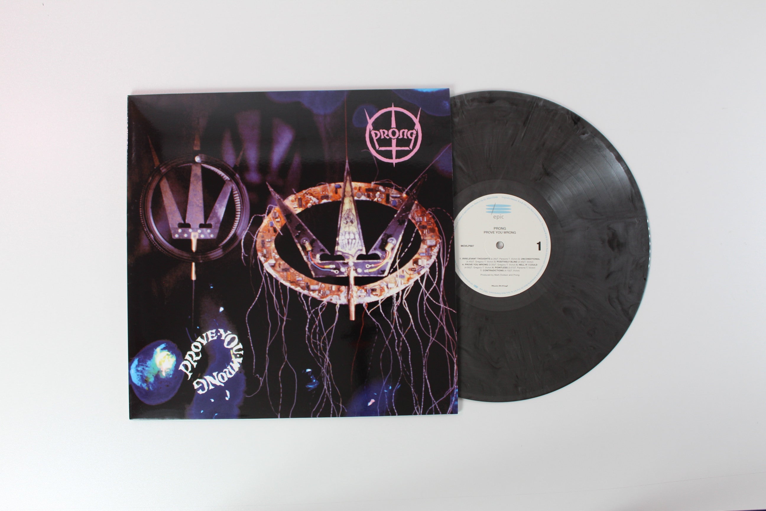 Prong - Prove You Wrong on Music on Vinyl Ltd Numbered Silver & Black Marbled Reissue