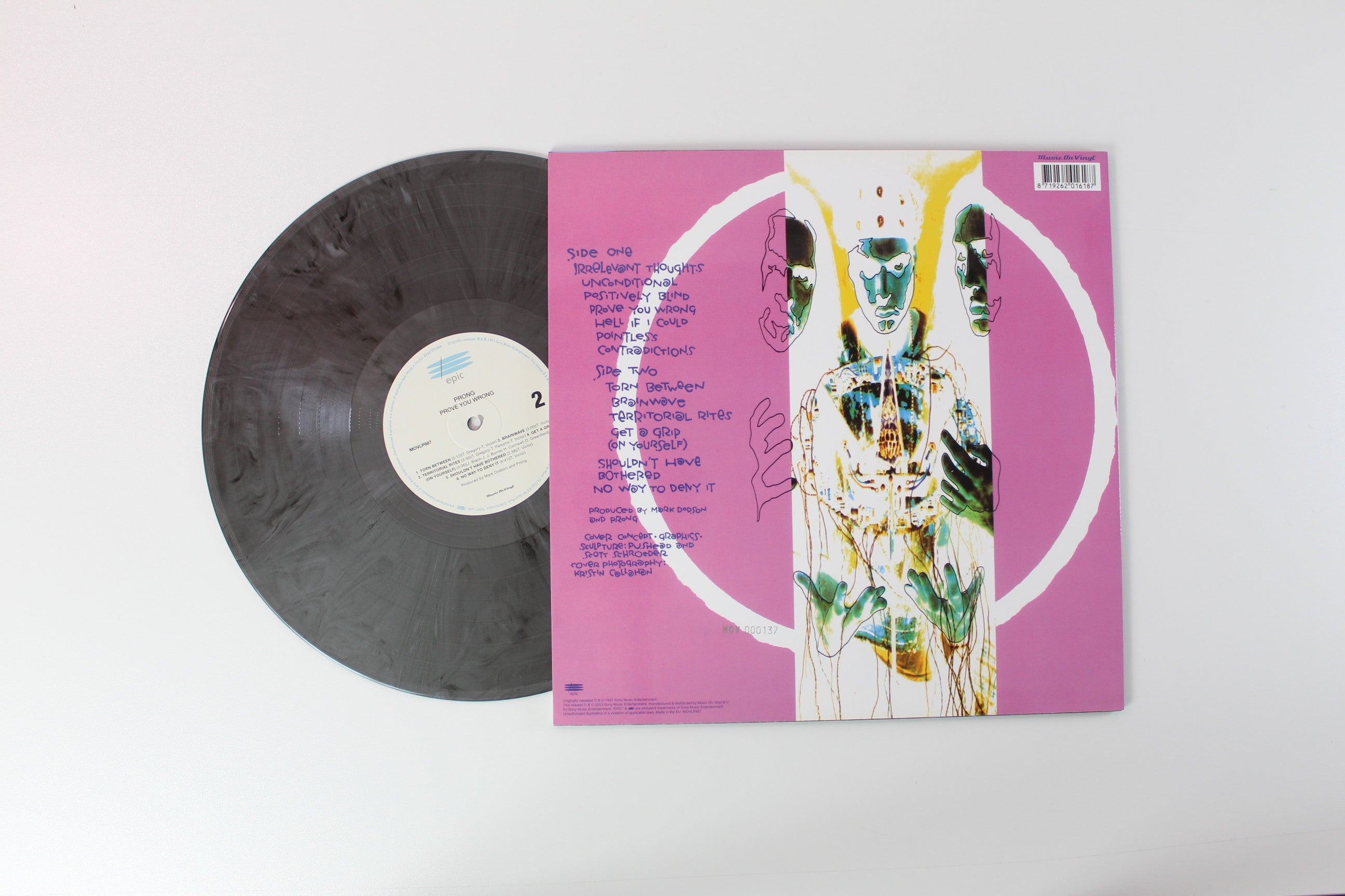 Prong - Prove You Wrong on Music on Vinyl Ltd Numbered Silver & Black Marbled Reissue