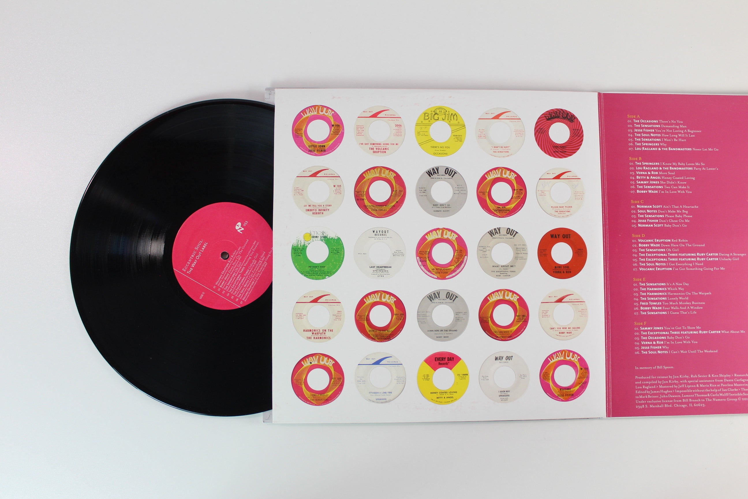 Various - Eccentric Soul: The Way Out Label on Numero Group