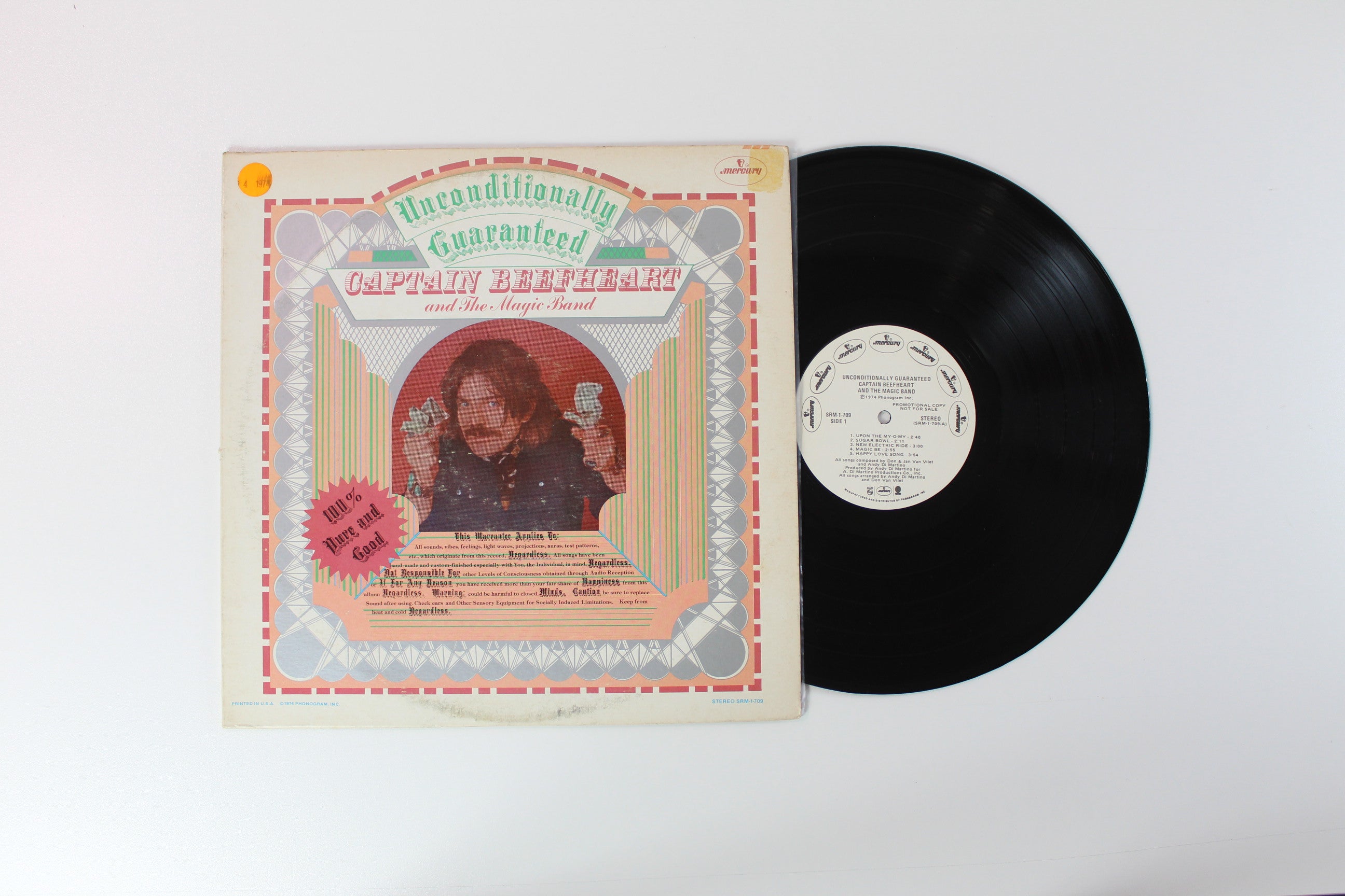 Captain Beefheart & The Magic Band - Unconditionally Guaranteed on Mercury Promo