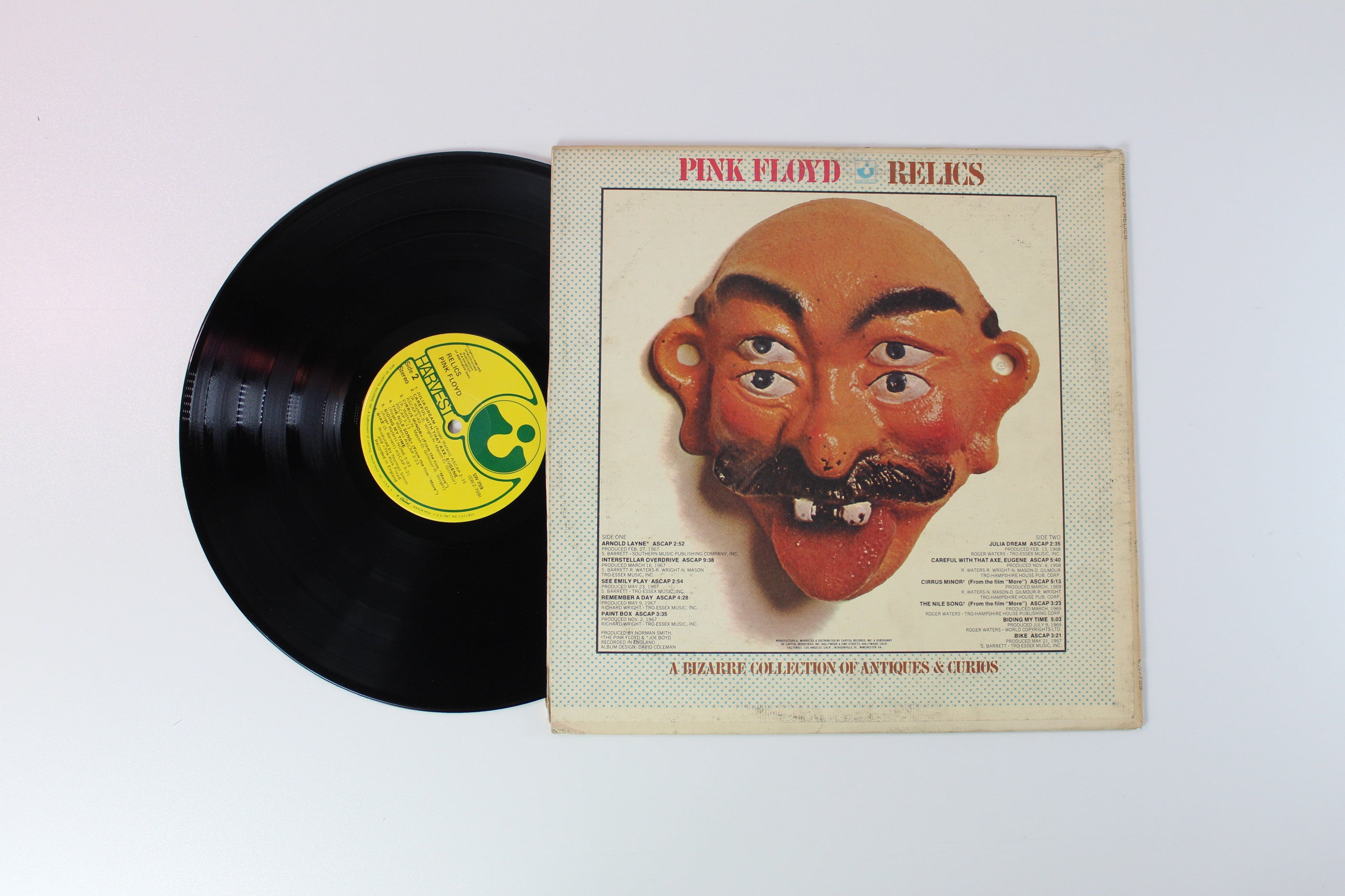 Pink Floyd - Relics (A Bizarre Collection Of Antiques & Curios) on Harvest