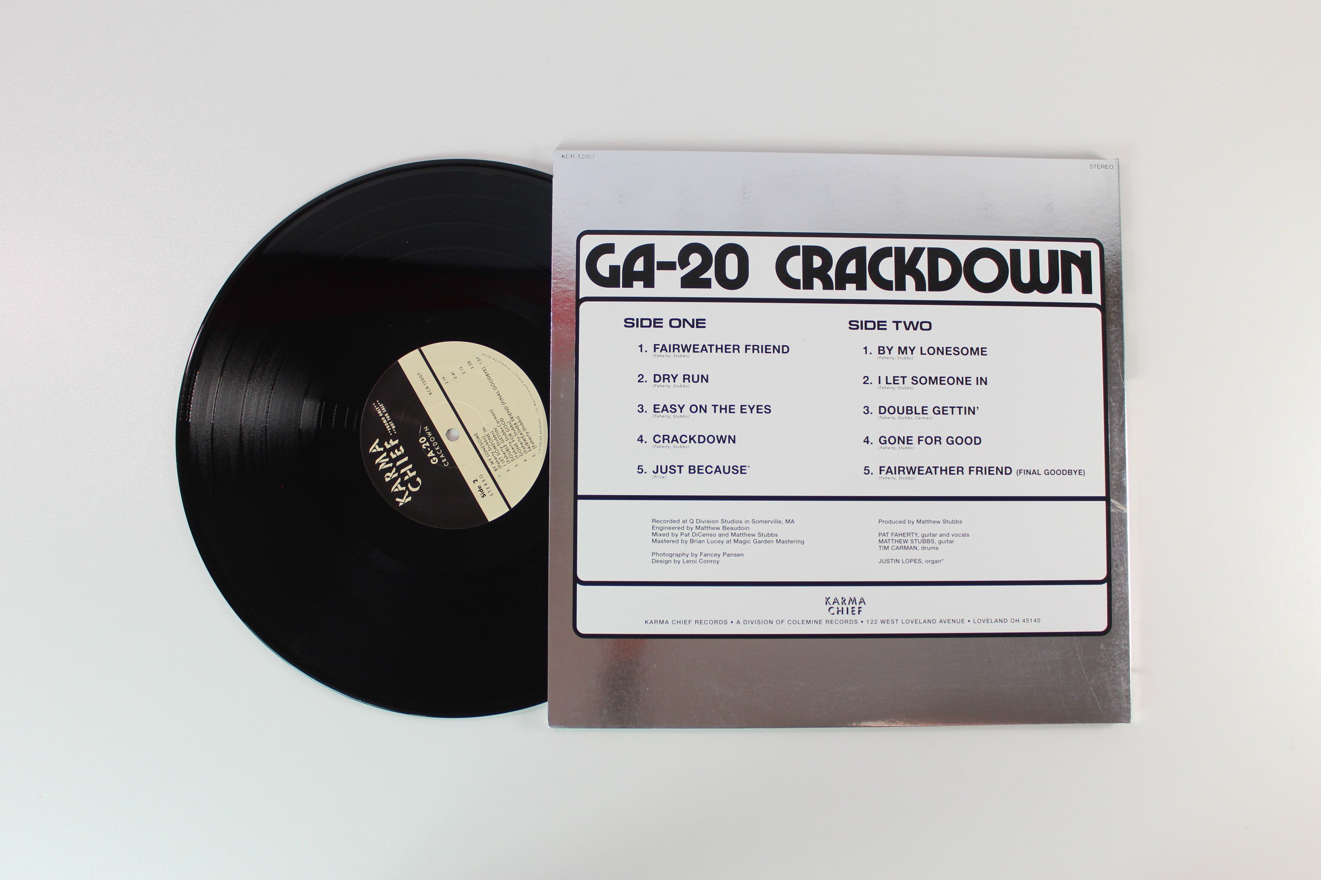 GA-20 - Crackdown on Karma Chief Records