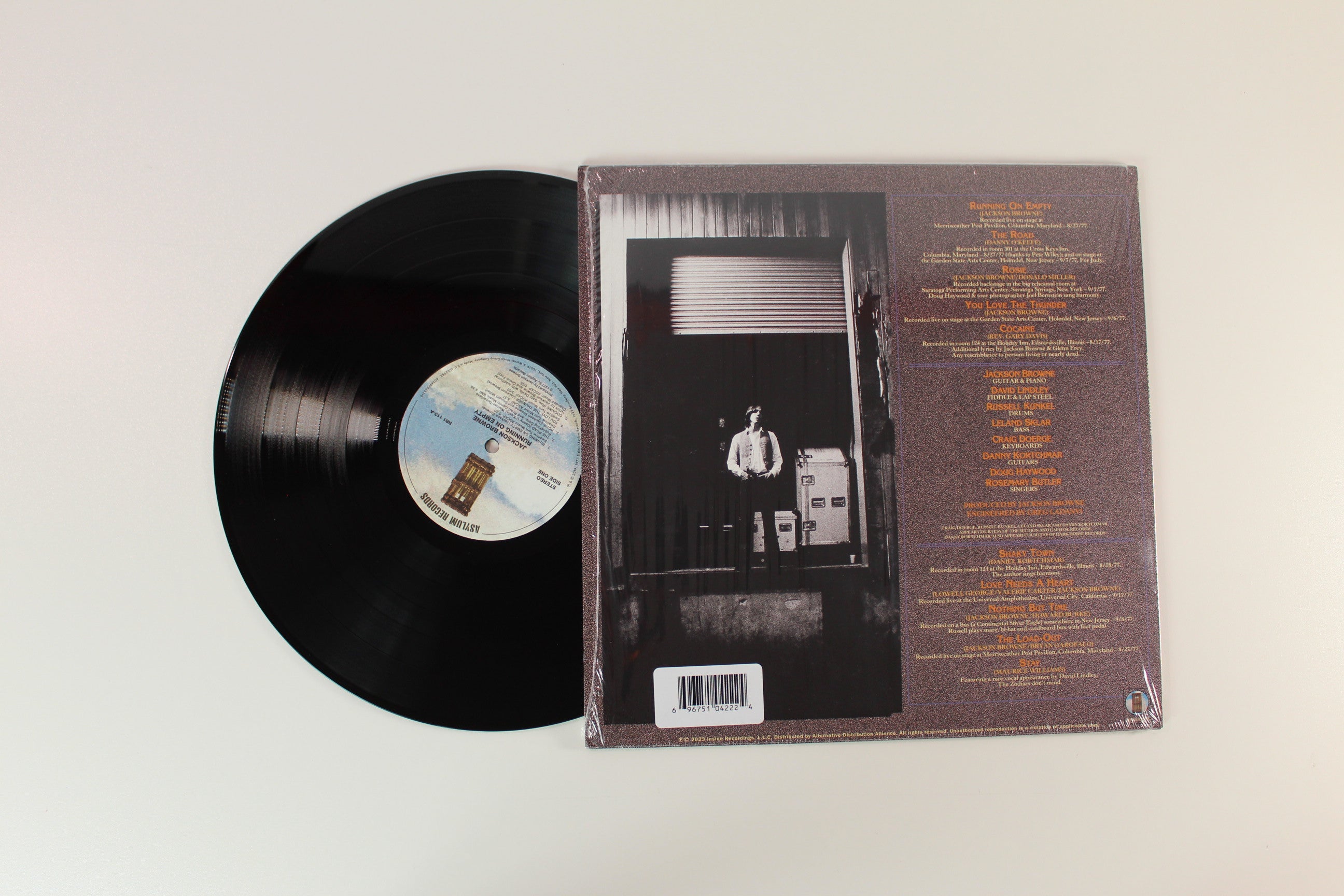 Jackson Browne - Running On Empty on Asylum Records Reissue