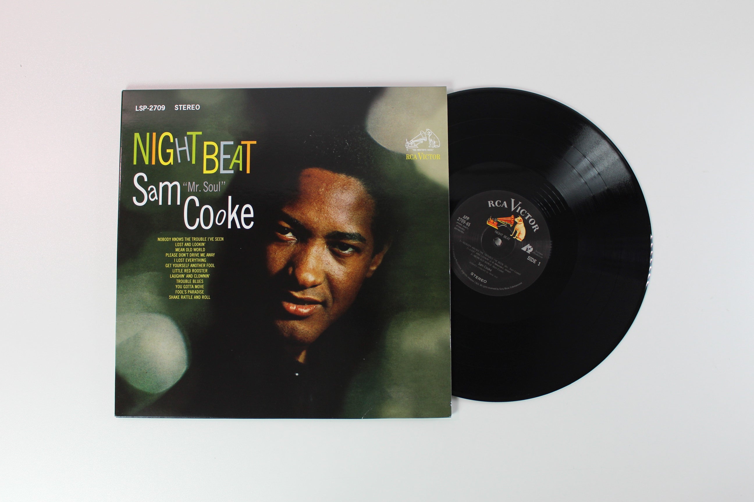 Sam Cooke - Night Beat on RCA Analogue Productions 180 Gram 2 X 12" 45 RPM Reissue