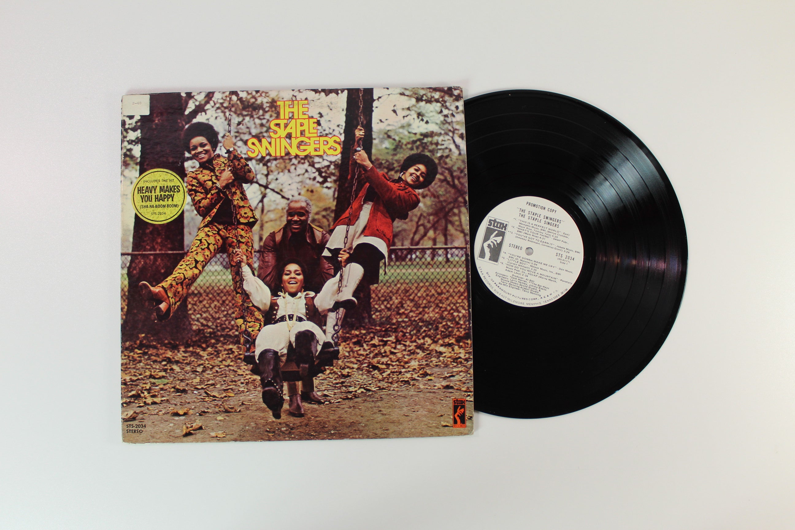 The Staple Singers - The Staple Swingers on Stax - Promo