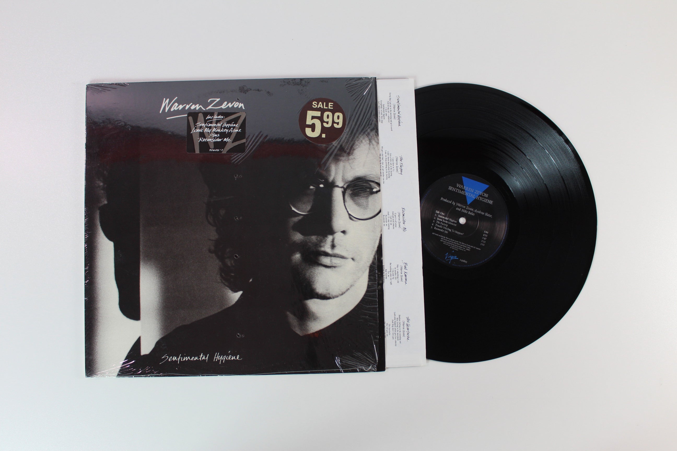 Warren Zevon - Sentimental Hygiene on Virgin