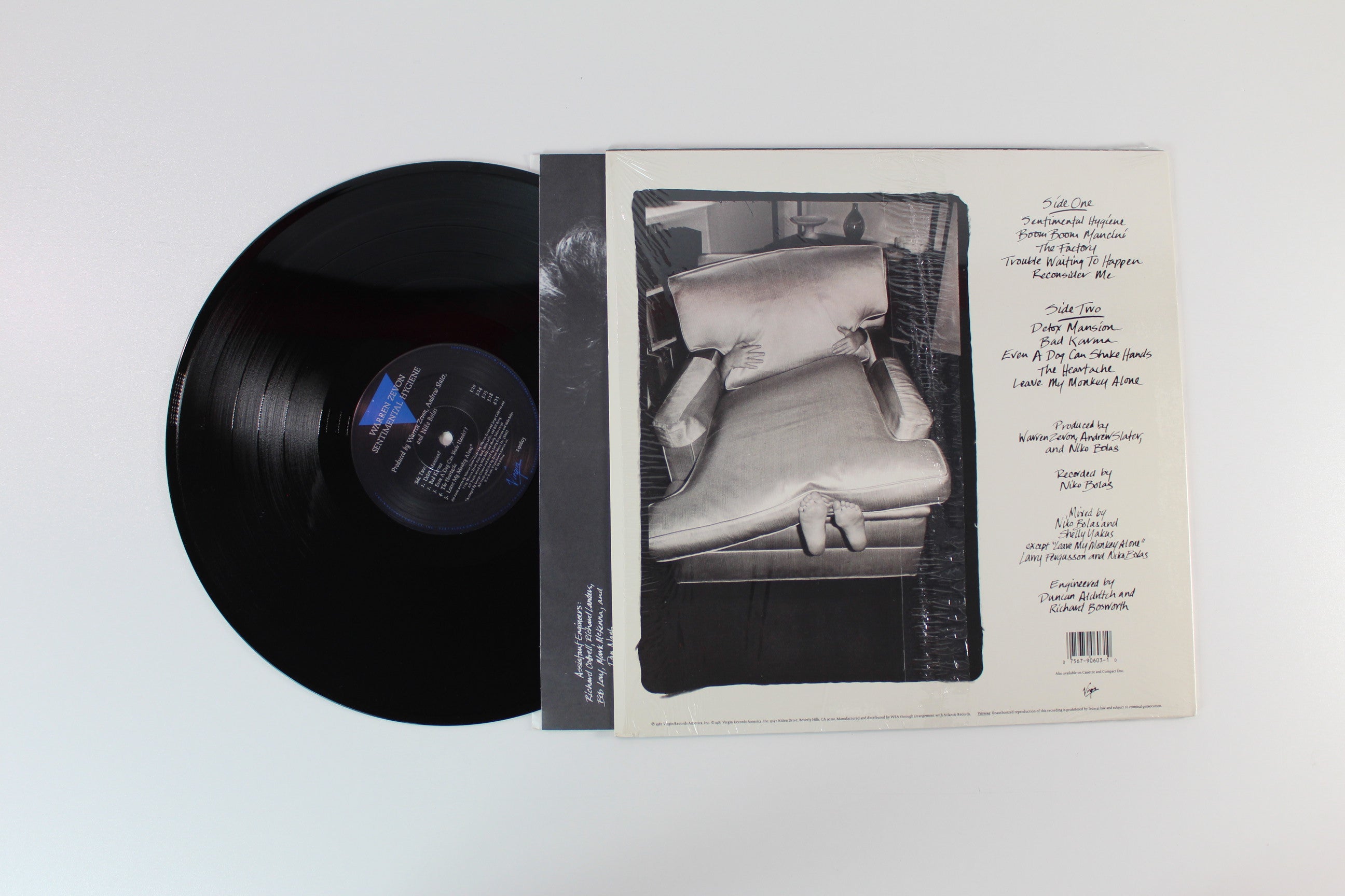Warren Zevon - Sentimental Hygiene on Virgin