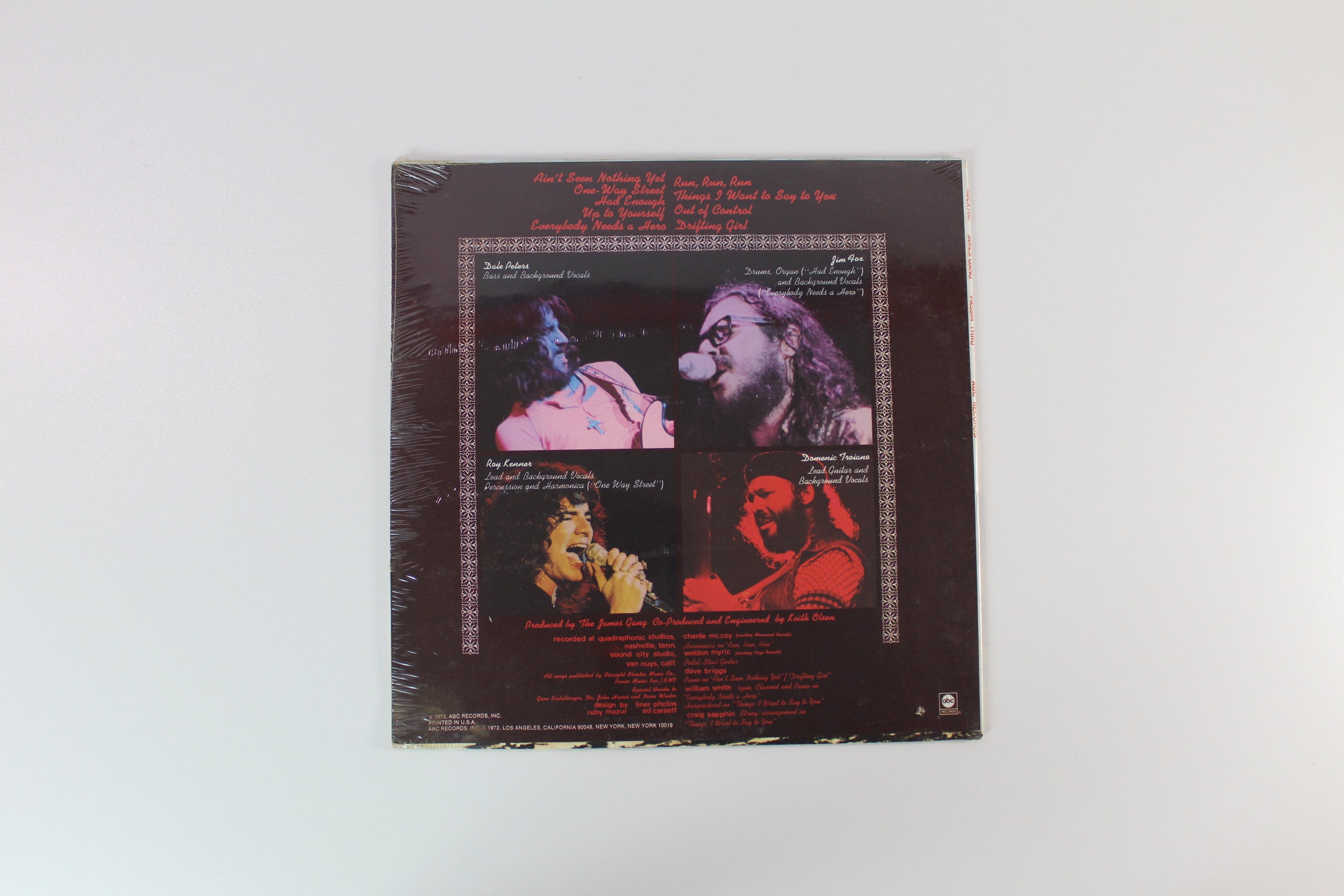James Gang - Passin' Thru on ABC Records - Sealed