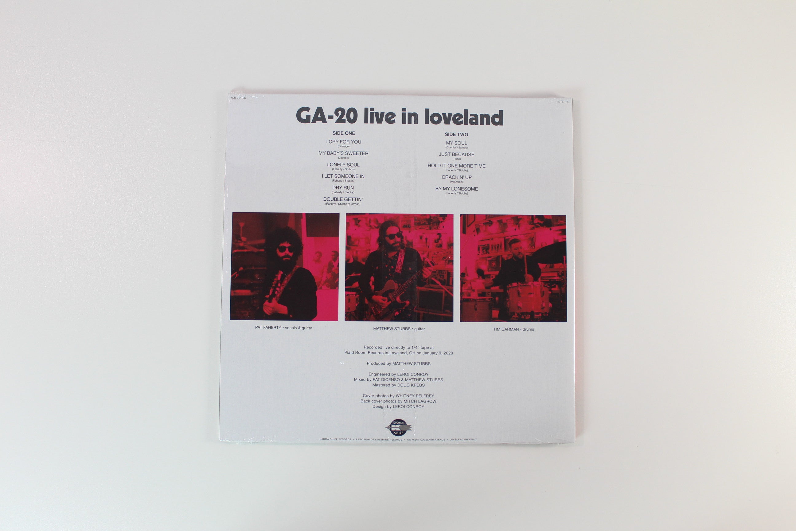 GA-20 - Live In Loveland on Karma Chief Records - Sealed
