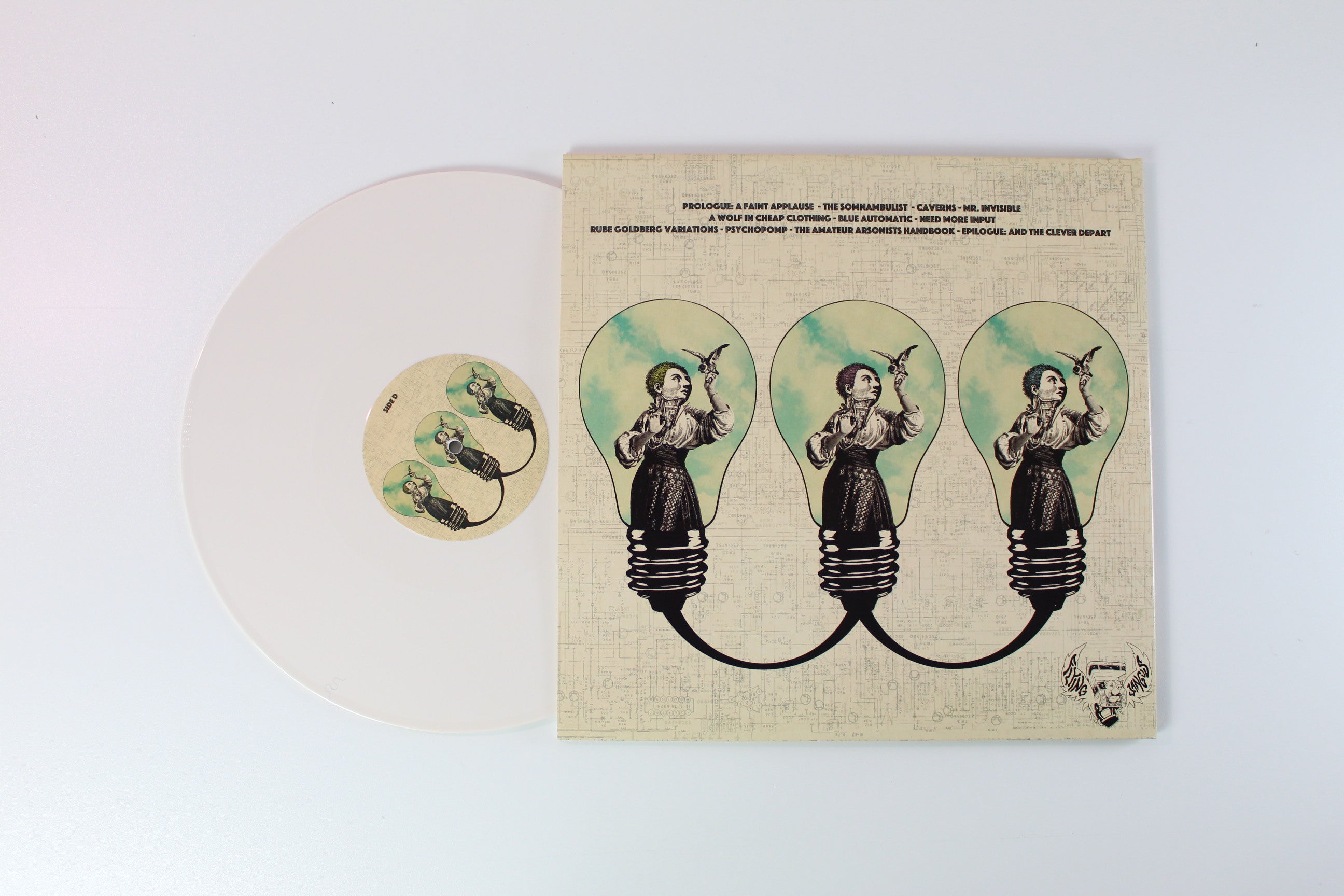 Thank You Scientist - Stranger Heads Prevail on Evil Ink Ltd White Vinyl