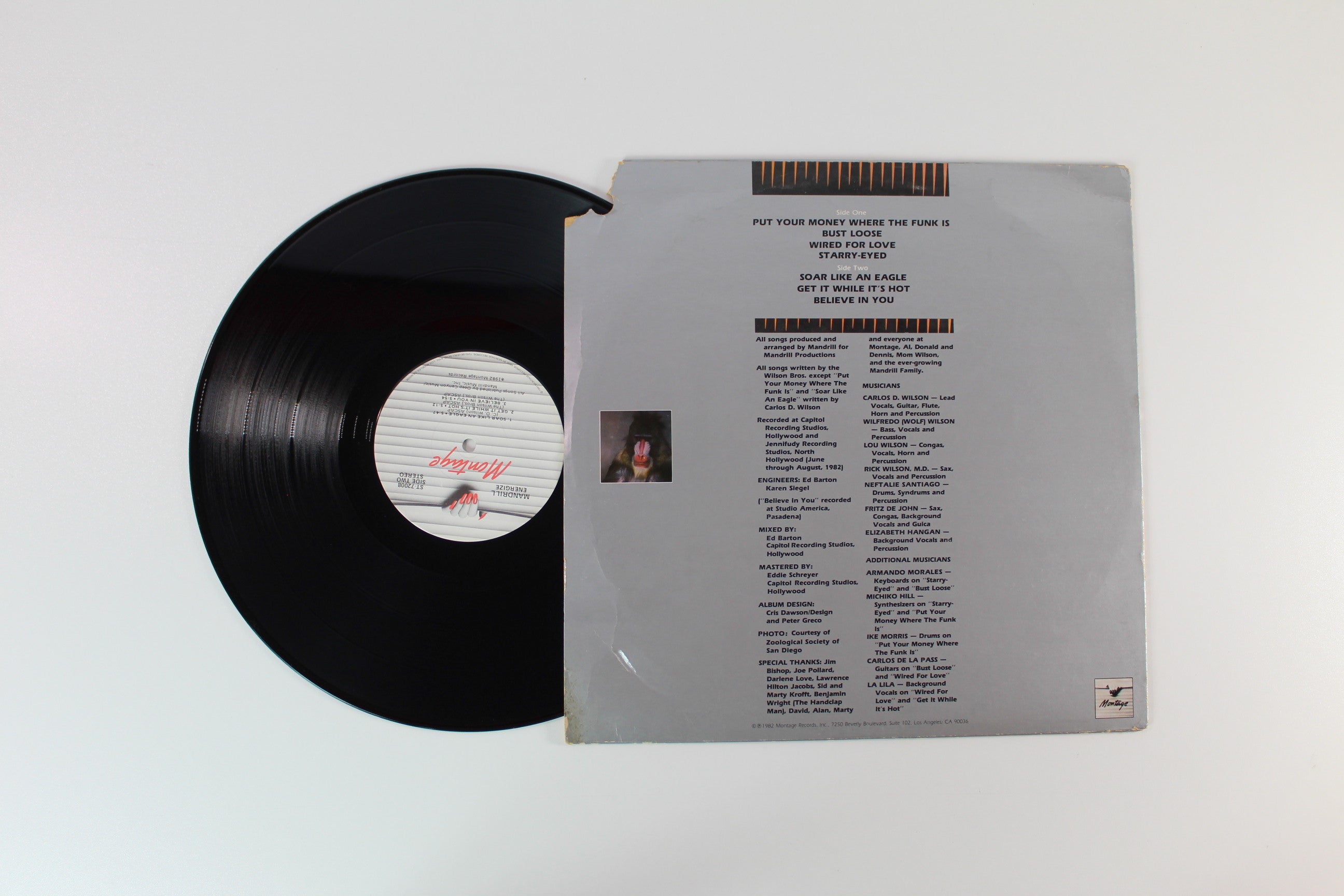 Mandrill Energize マンドリル Mandrill - Energize on Montage Records