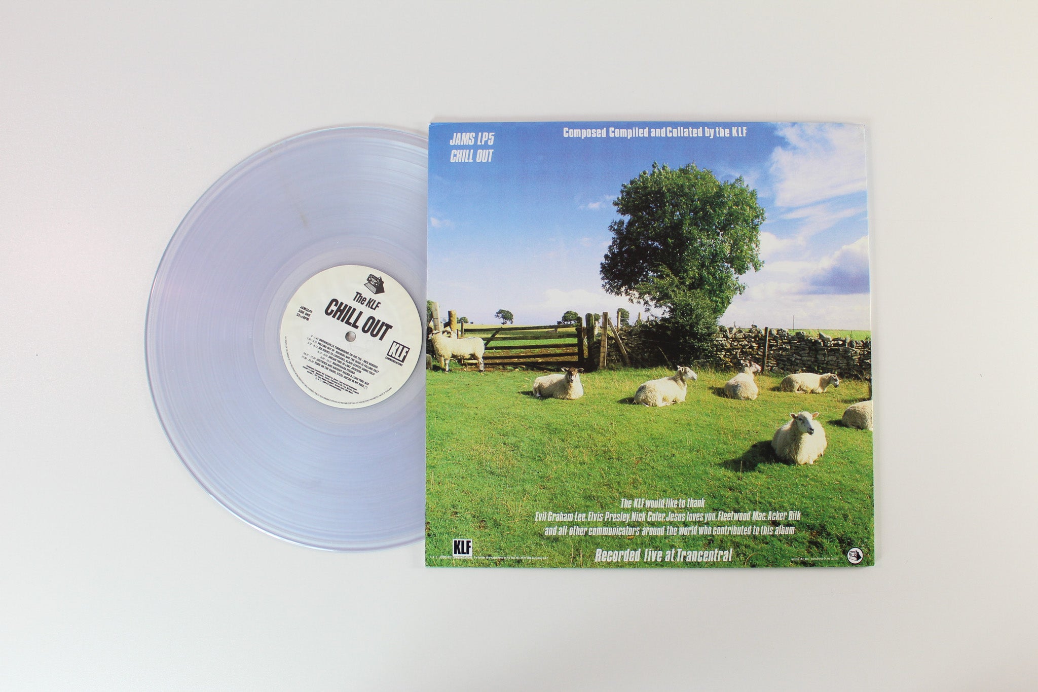 The KLF - Chill Out Clear Viny Unofficial Pressing