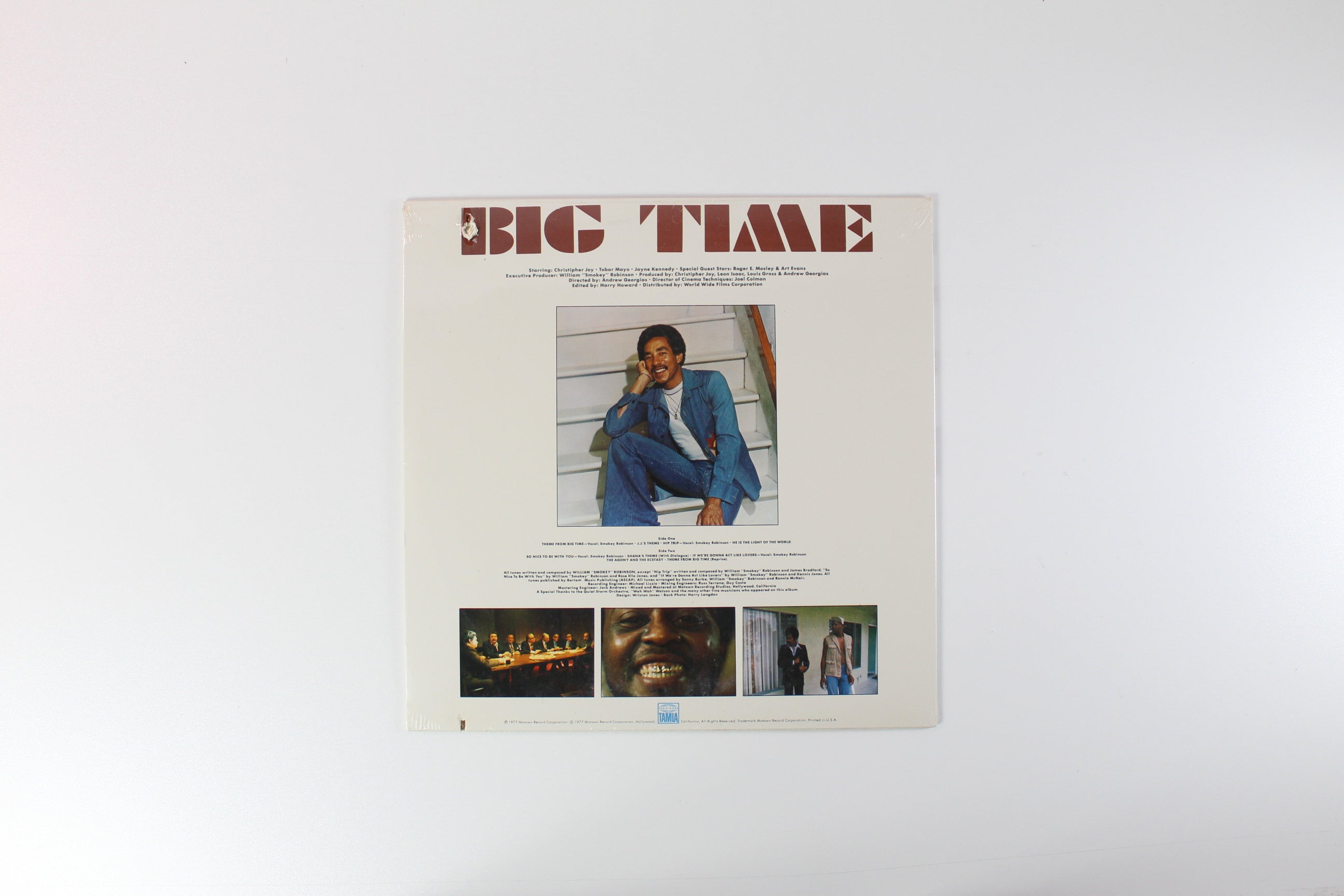Smokey Robinson - Big Time - Original Music Score From The Motion Picture on Tamla Seale