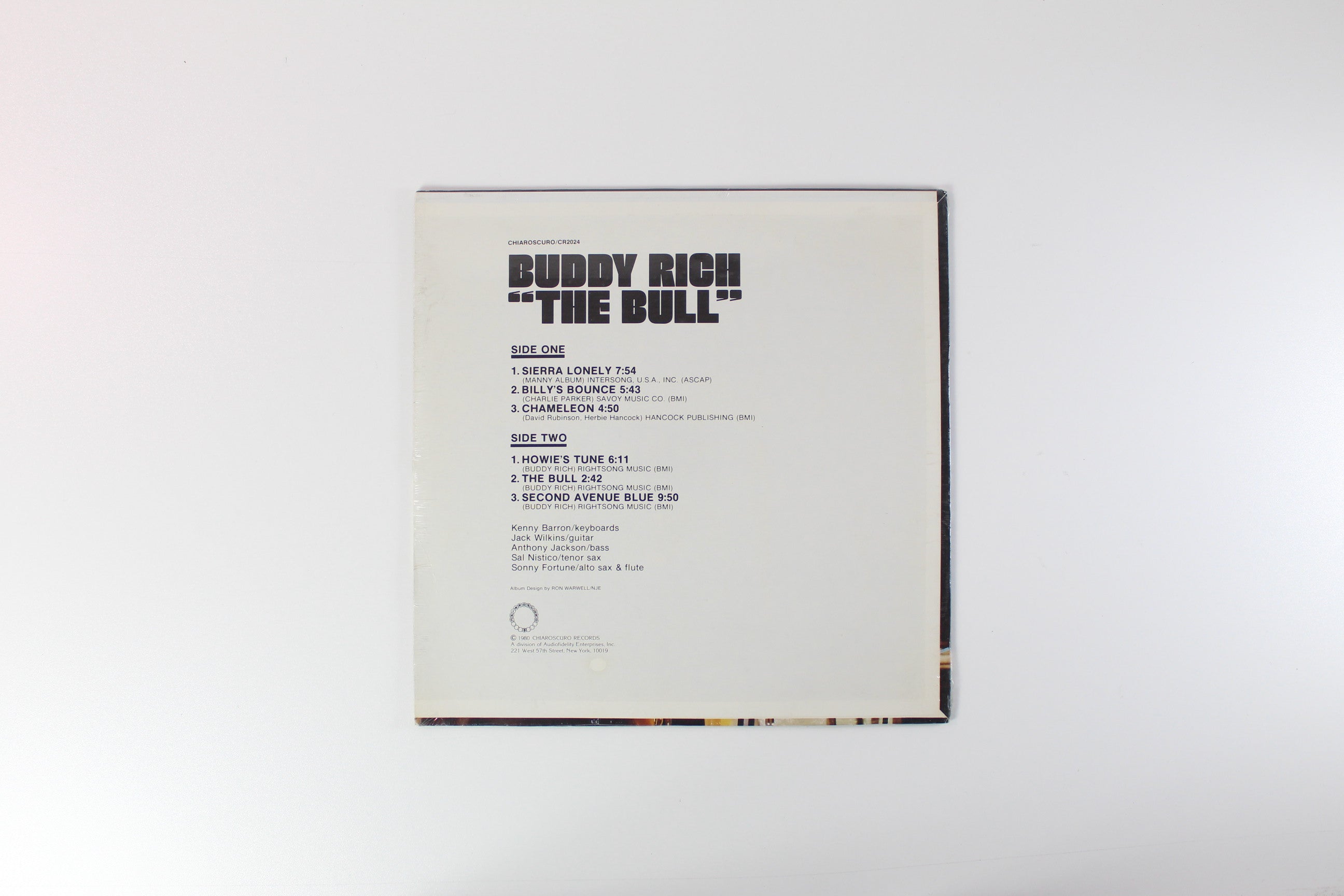 Buddy Rich - The Bull on Chiaroscuro Sealed