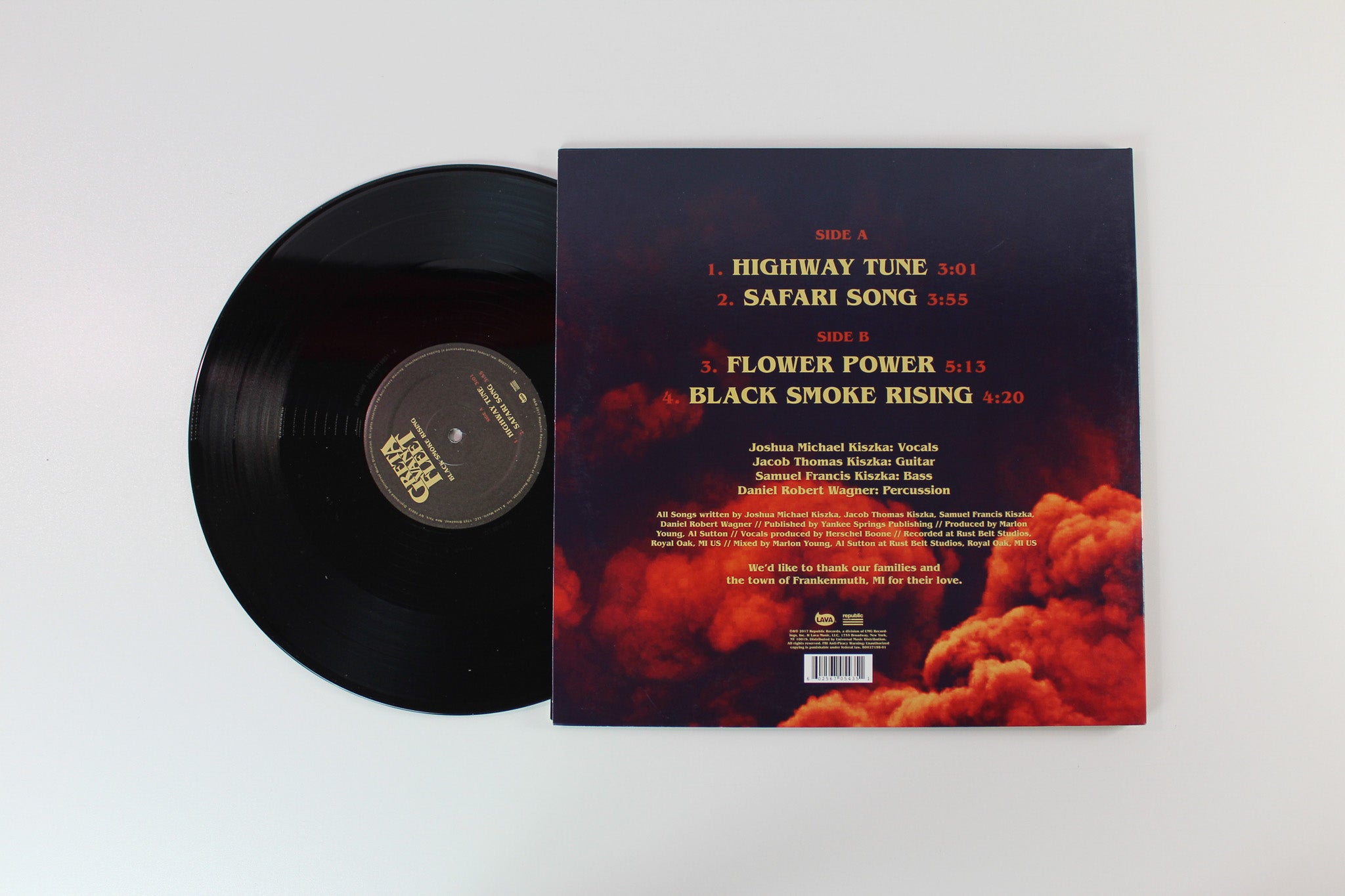 Greta Van Fleet - Black Smoke Rising on Republic Lava