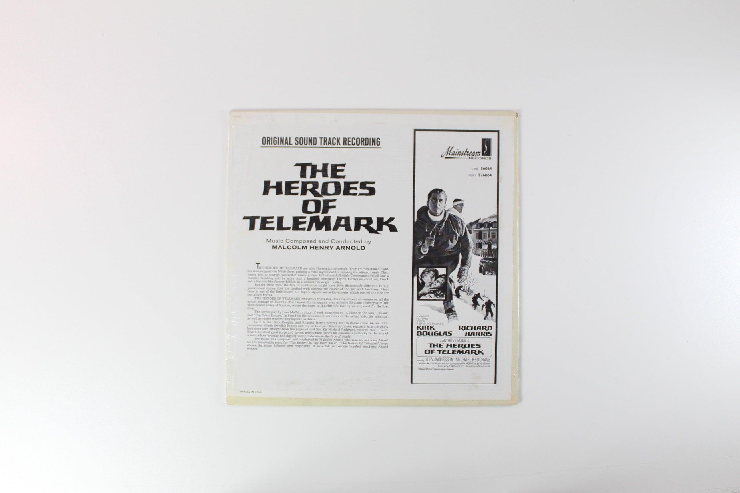 Malcolm Arnold - The Heroes Of Telemark: Original Sound Track Recording on Mainstream Mono Sealed
