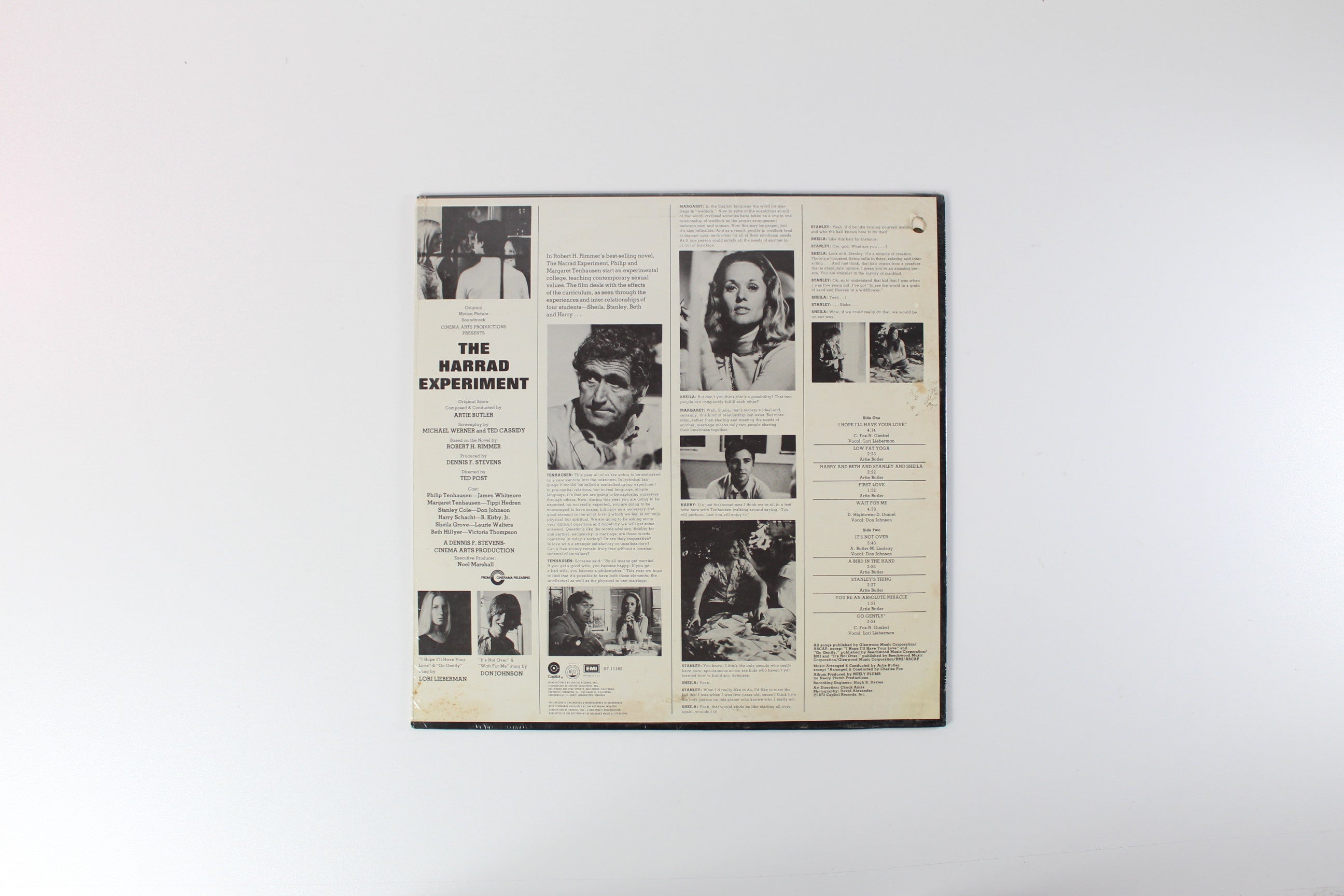 Artie Butler - The Harrad Experiment (Original Soundtrack Recording) on Capitol Sealed