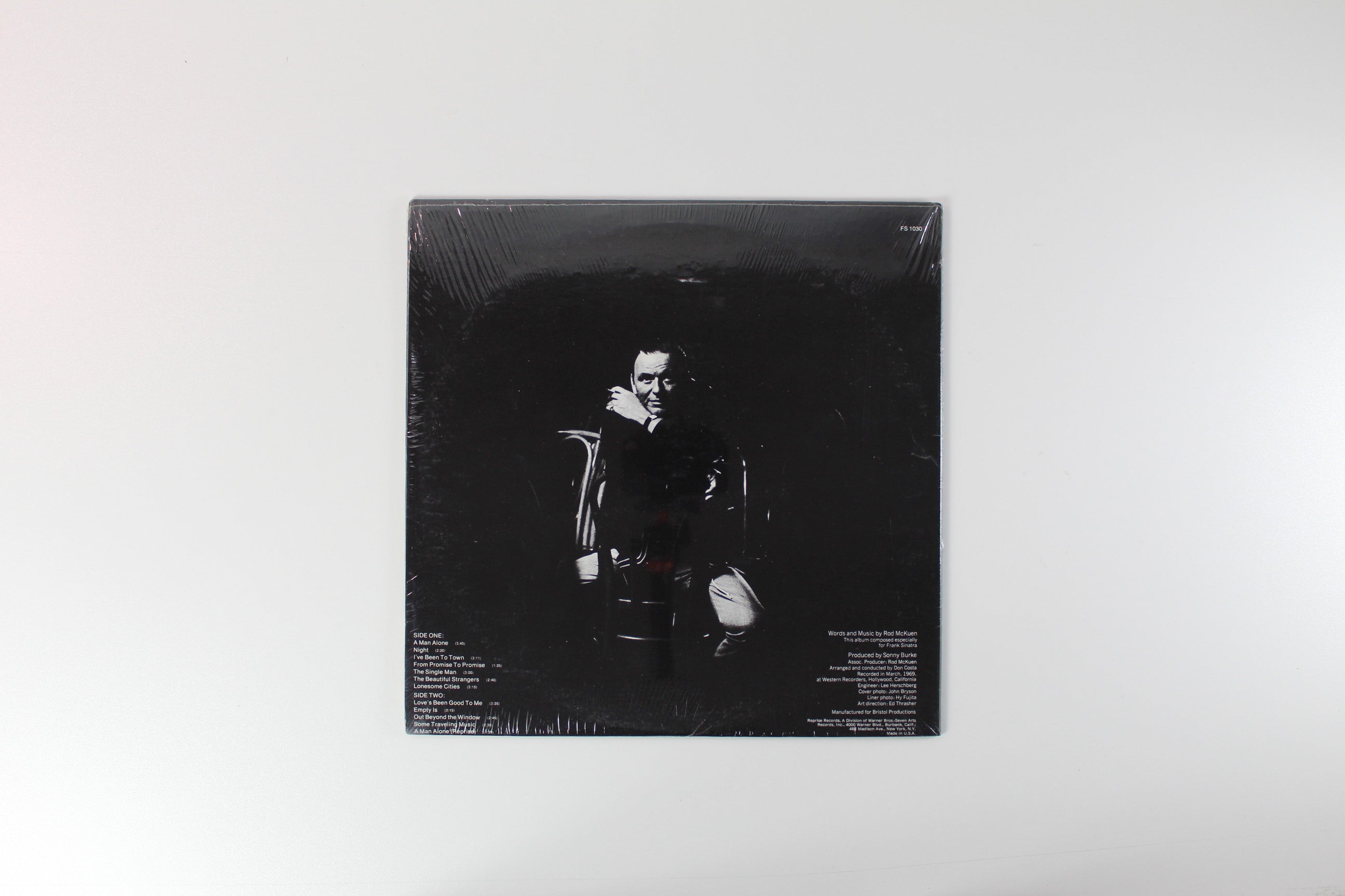 Frank Sinatra - A Man Alone (The Words & Music Of McKuen) on Reprise Stereo Sealed